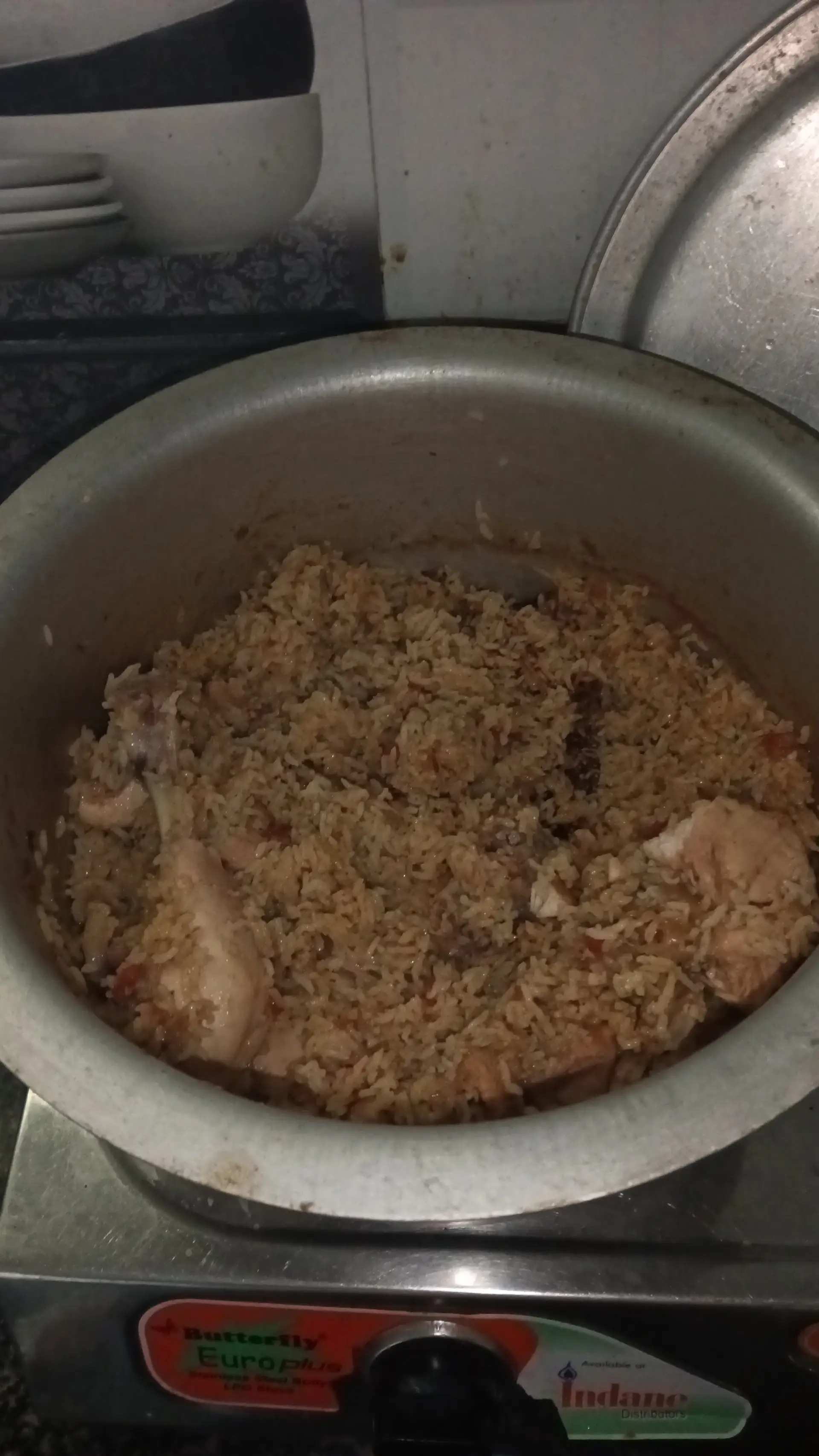 A cook's photo of Cookd Ambur Chicken Biryani (open pot)