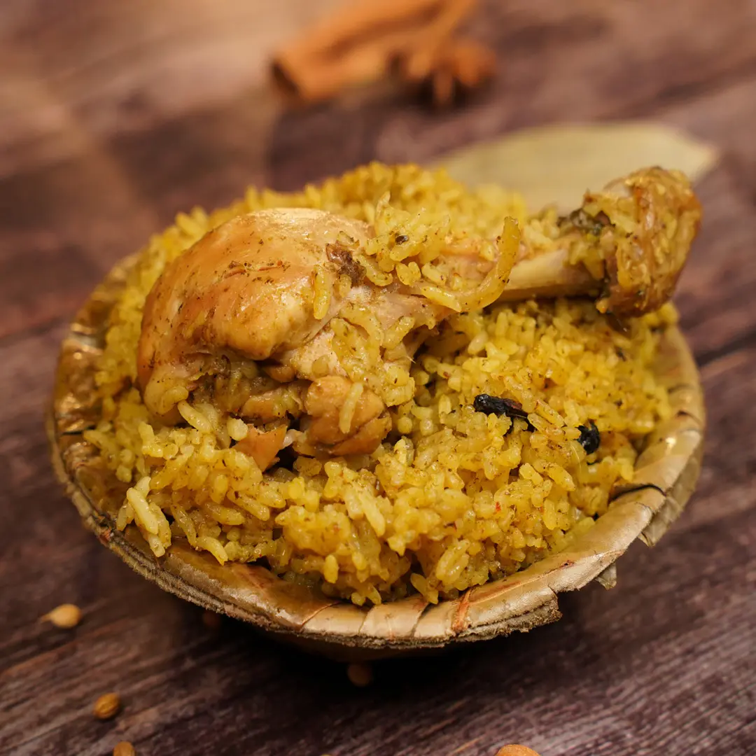 Chicken Donne Biryani (Naati style)