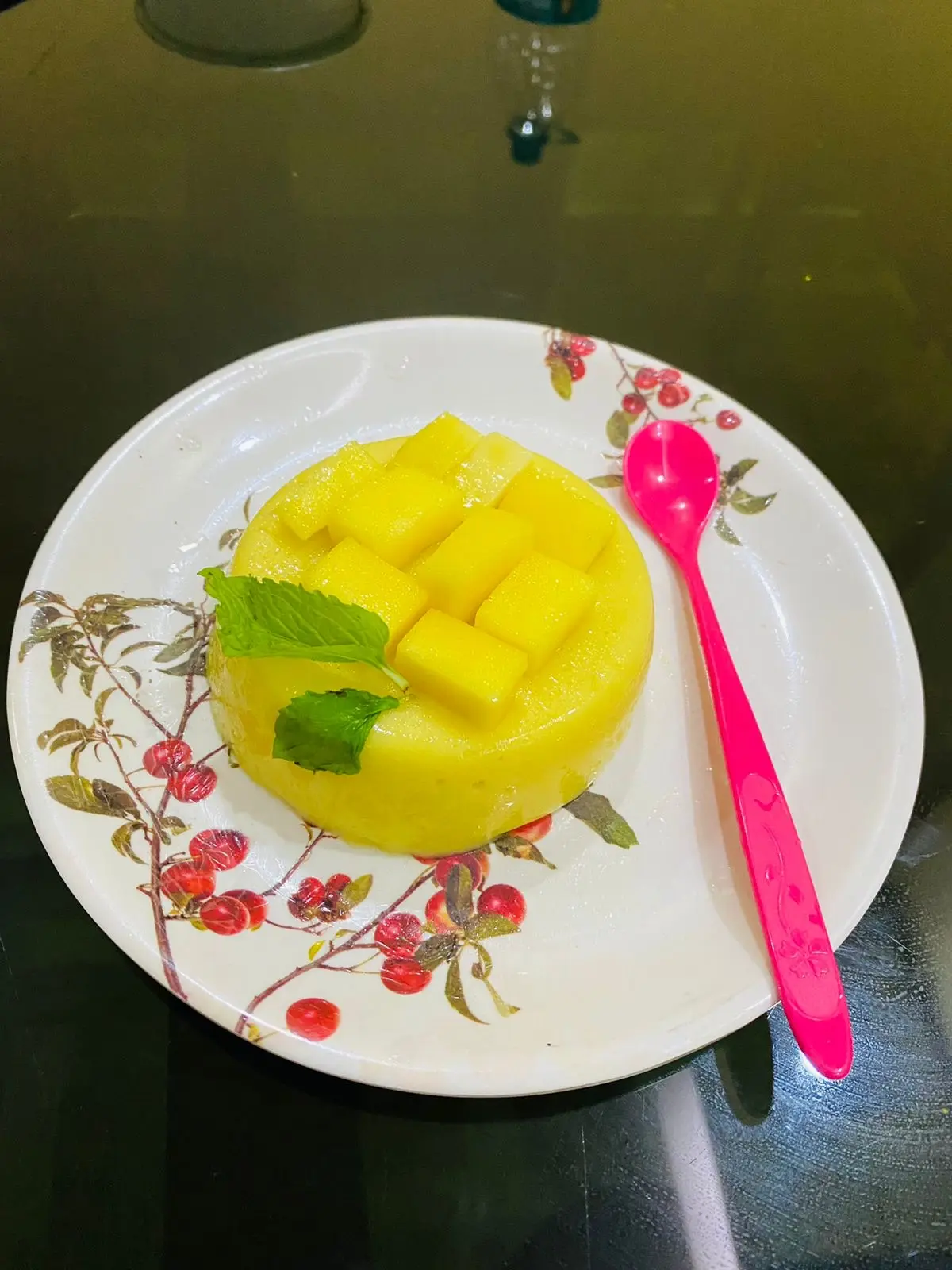 A cook's photo of मैंगो पुडिंग