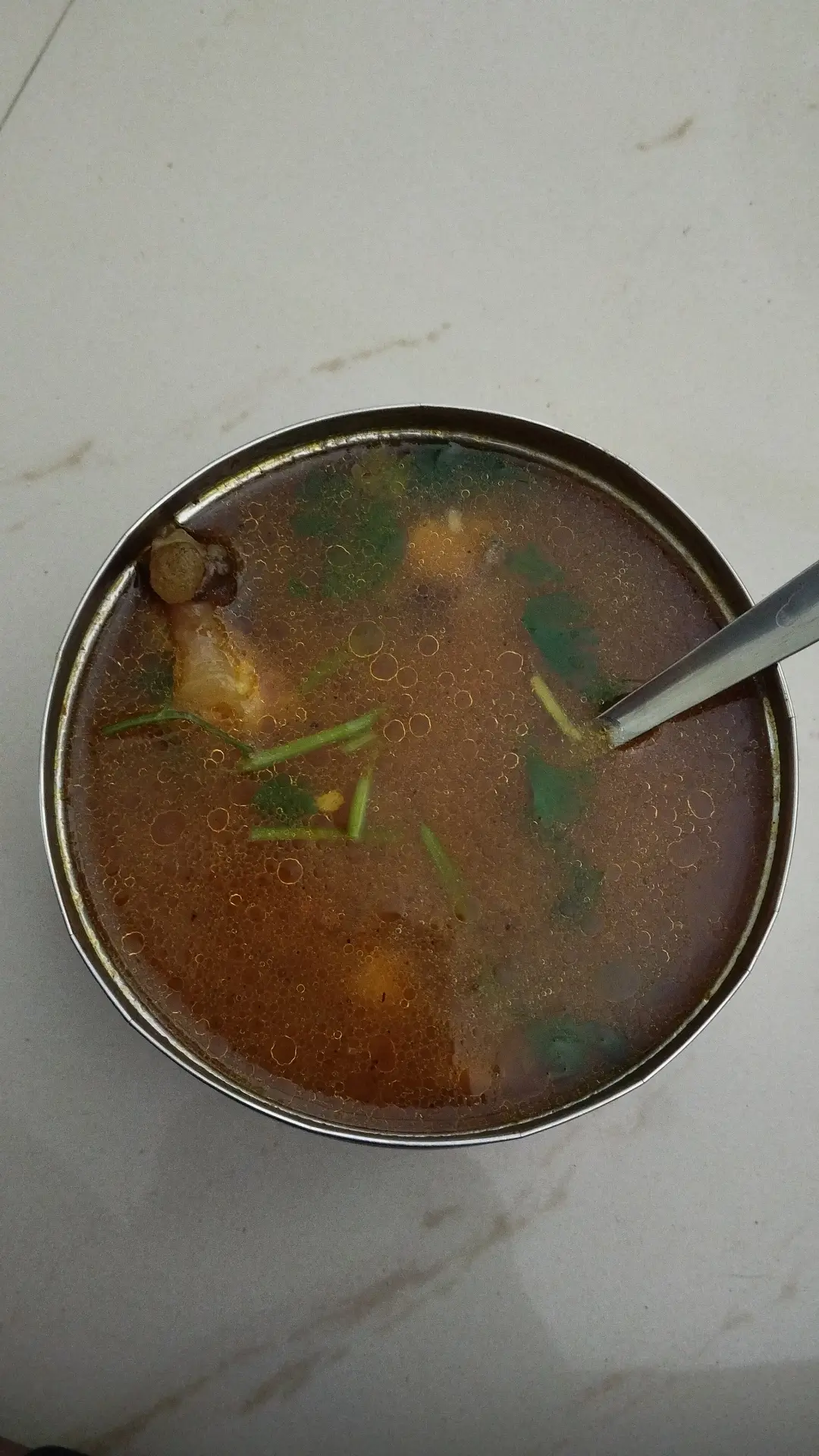 A cook's photo of Mutton Paya Soup