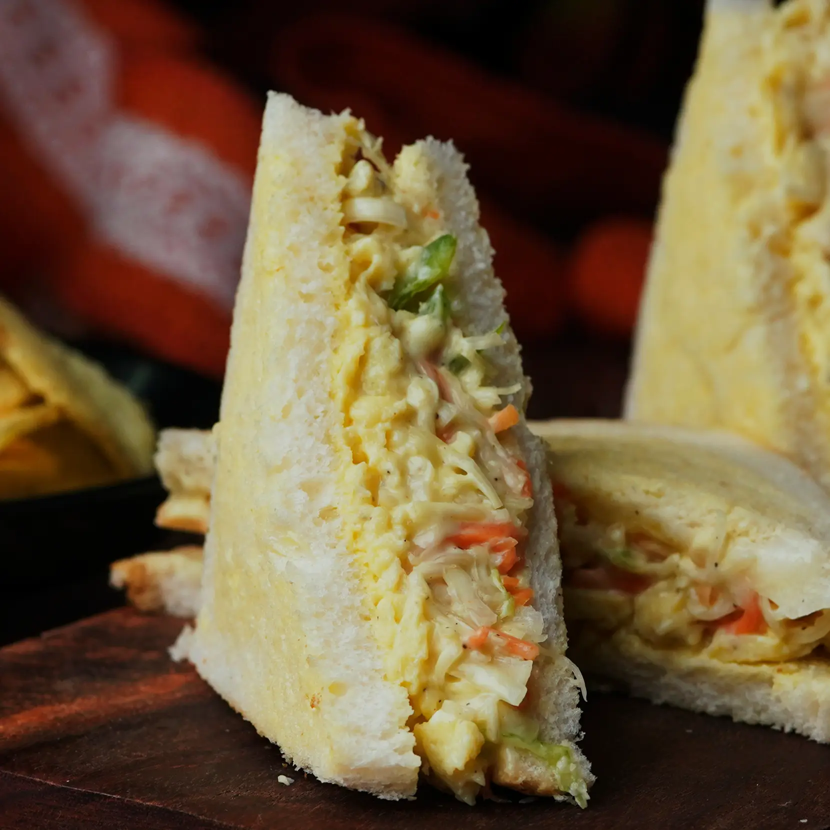 Creamy Mayo and Egg Sandwich