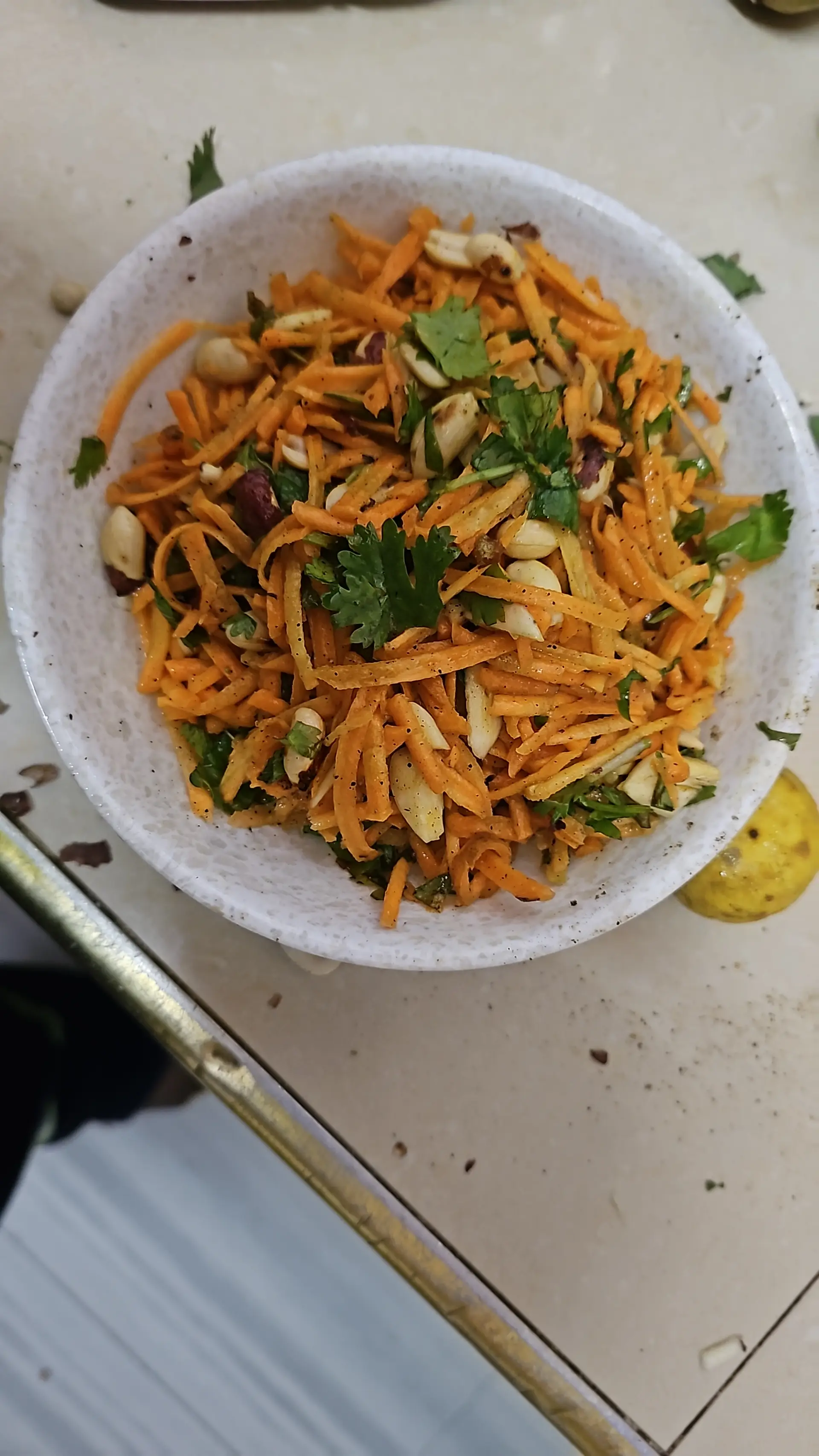 A cook's photo of Carrot Lemon Salad