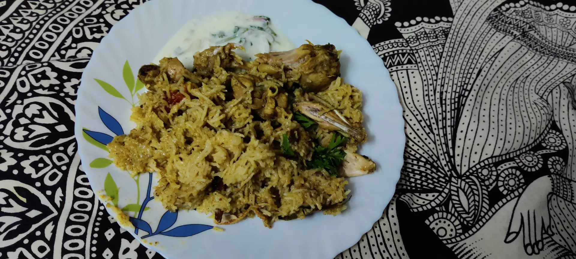 A cook's photo of White Chicken Pulao