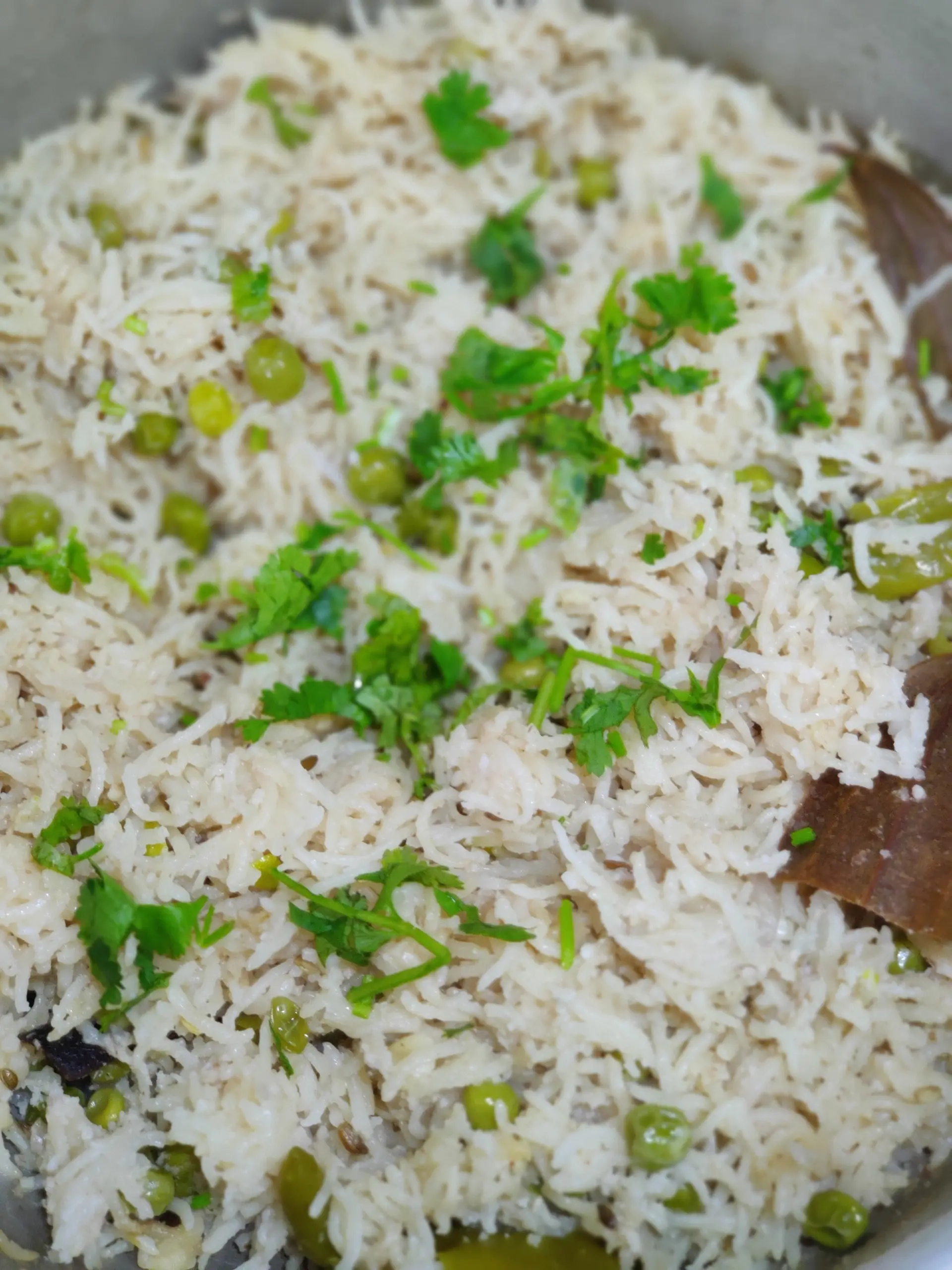 A cook's photo of Peas Pulao