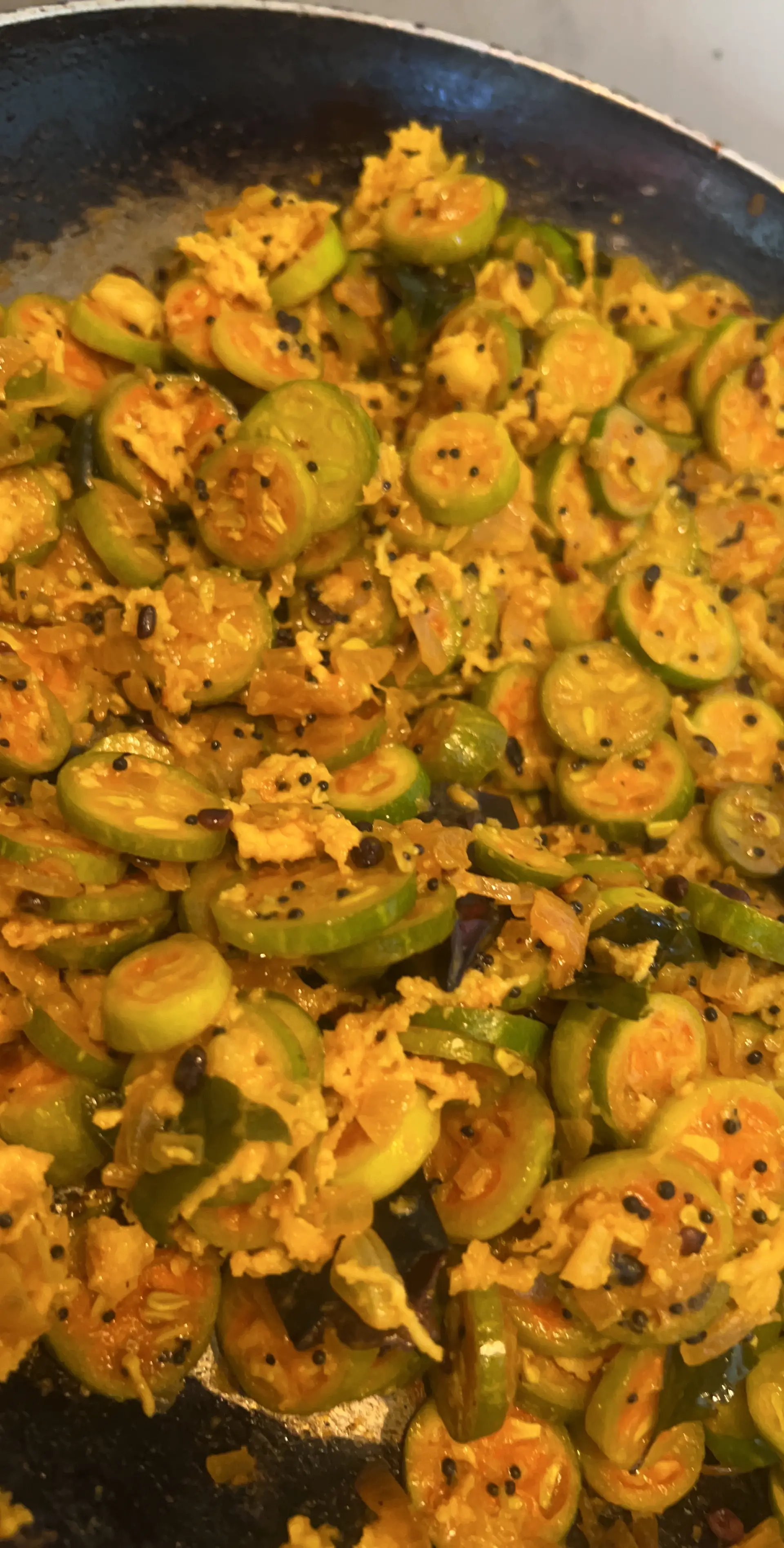 A cook's photo of Kovakkai Poriyal