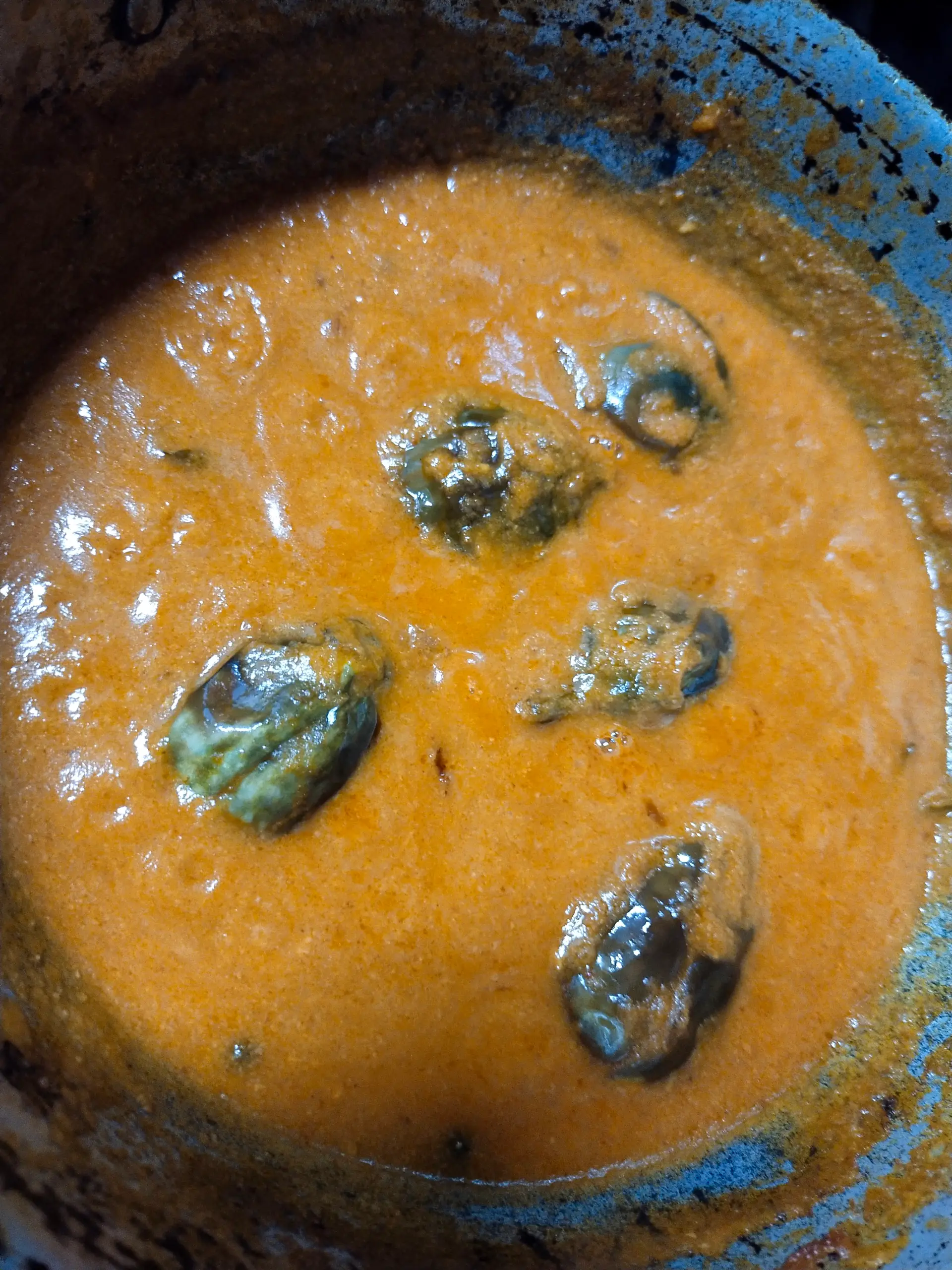 A cook's photo of Ennai Kathirika Kulambu