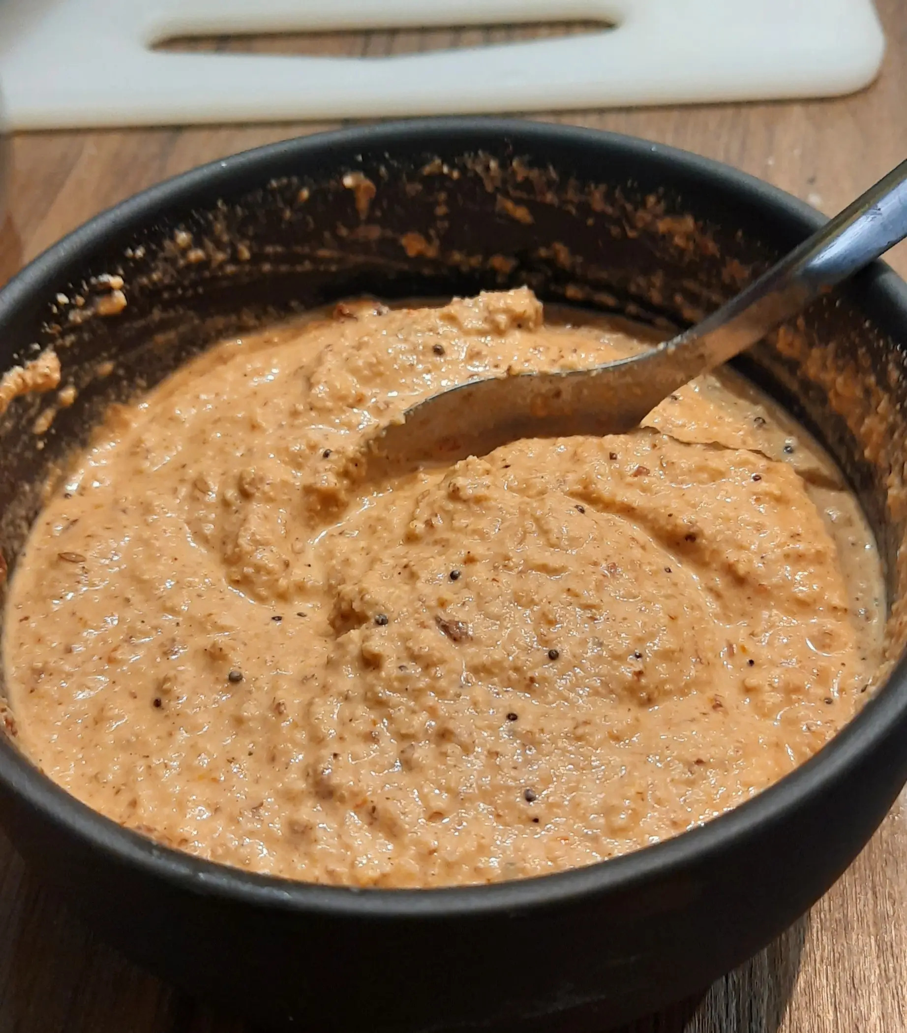 A cook's photo of Peanut Tomato Chutney
