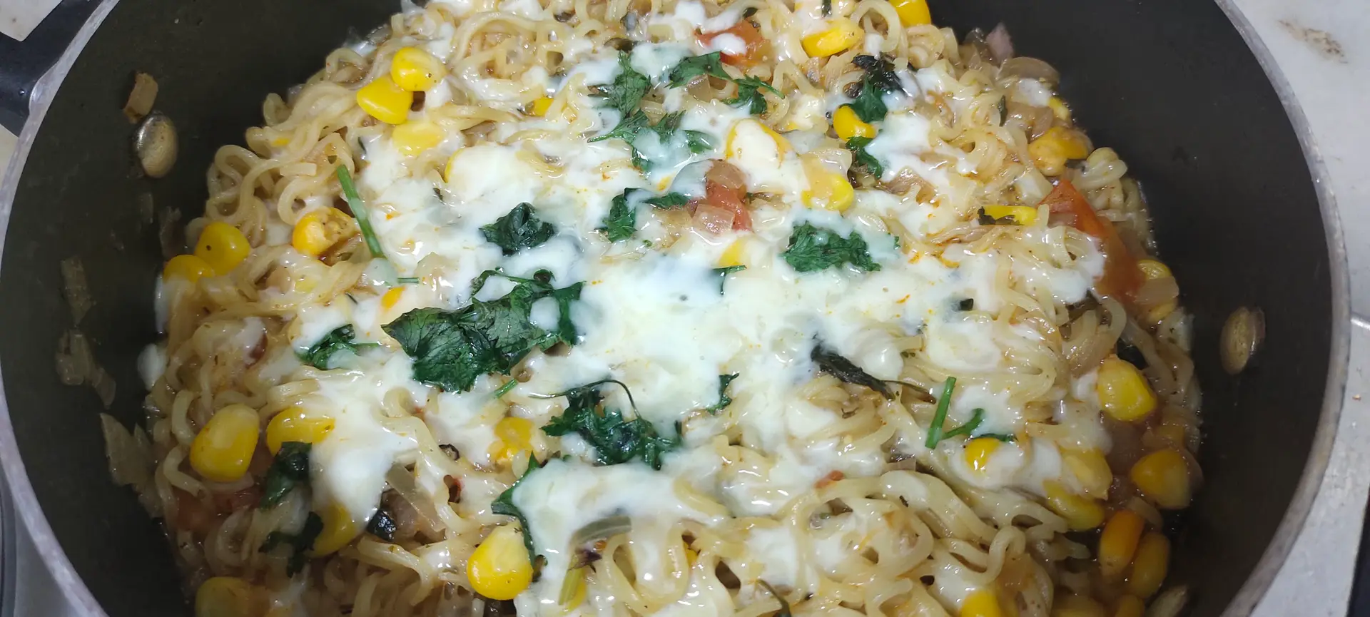 A cook's photo of Chicken Cheese Maggi