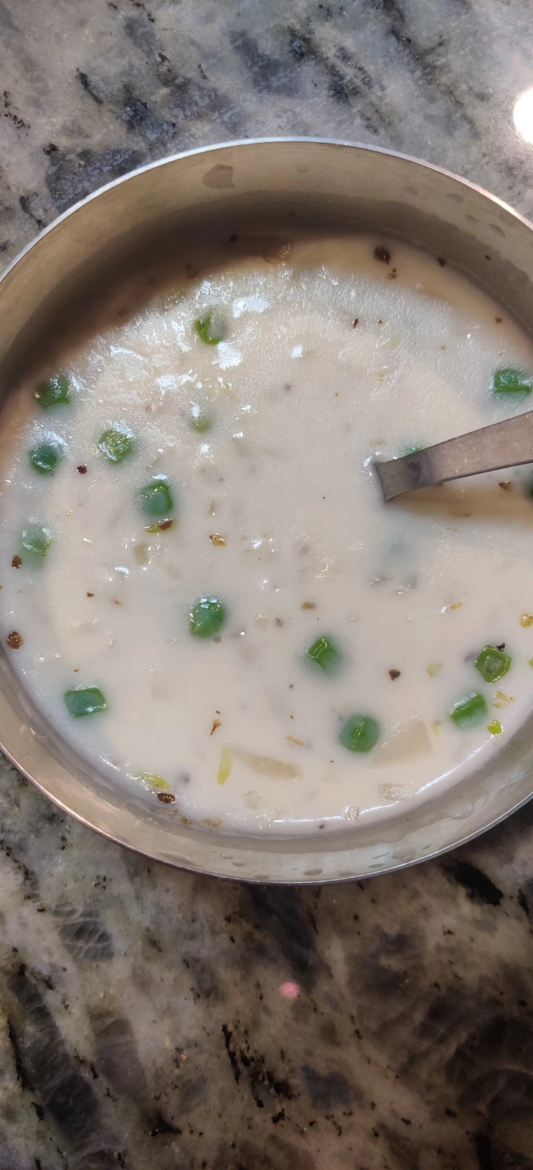 A cook's photo of Cream of Chicken Soup