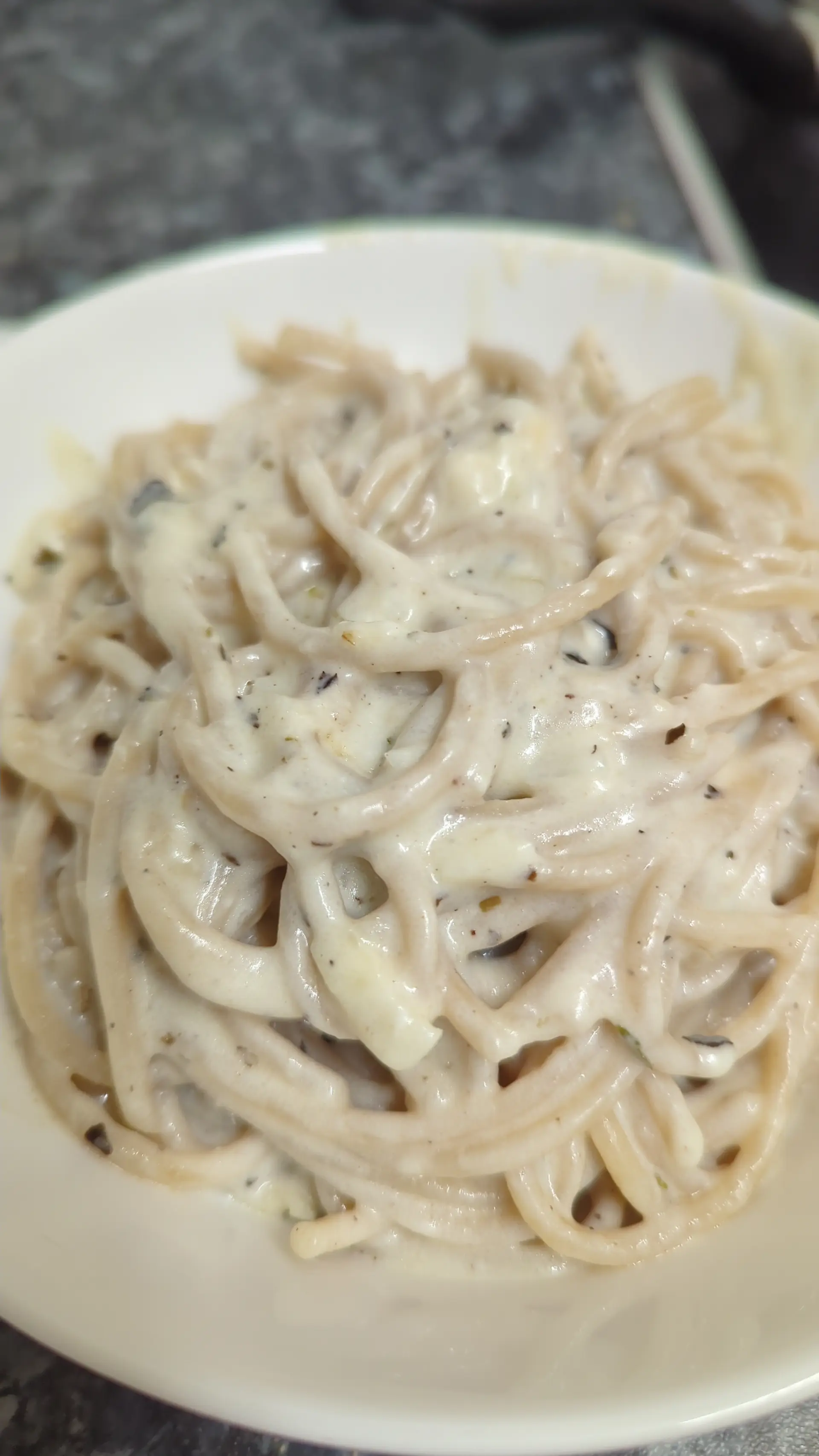 A cook's photo of White Sauce Chicken Pasta