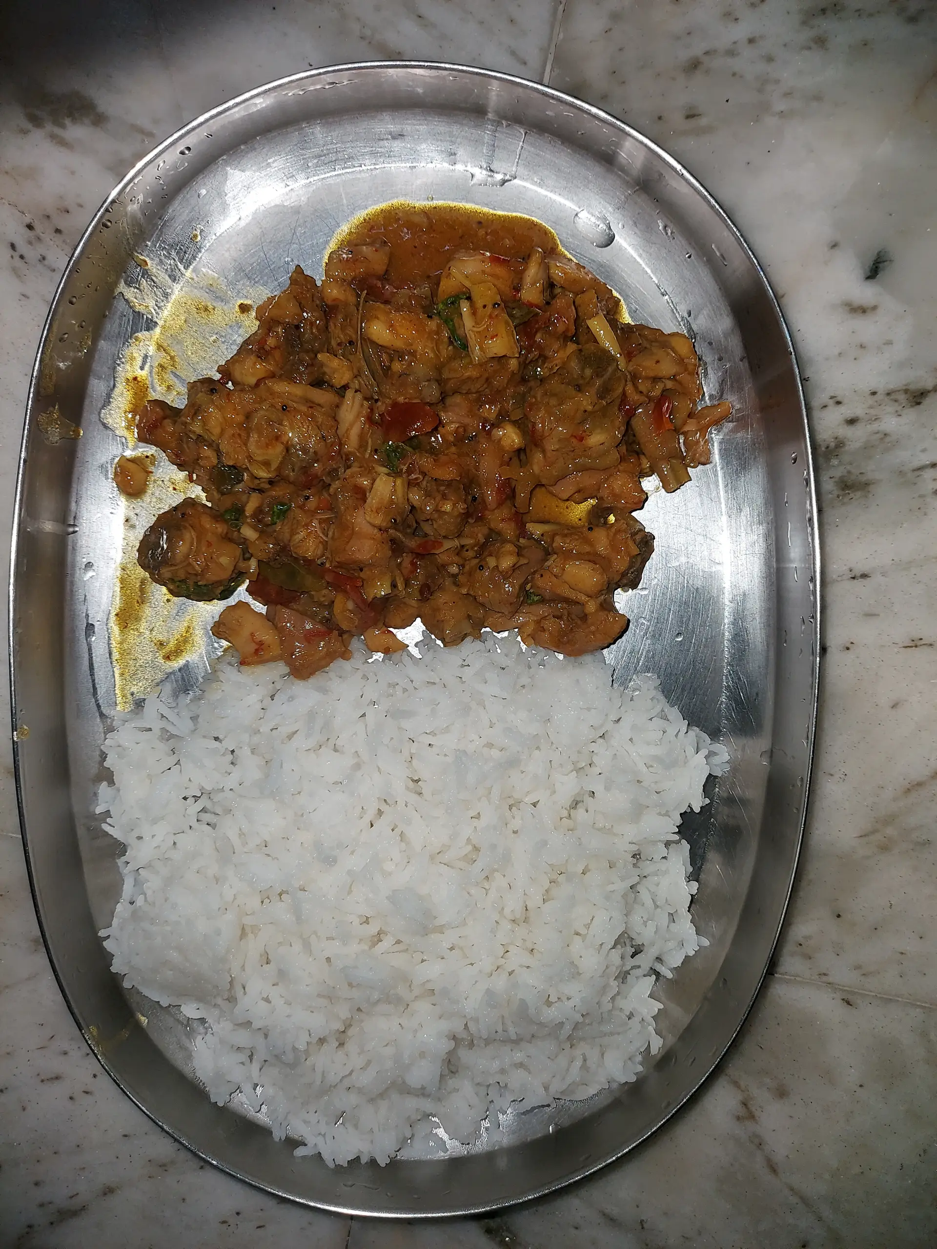 A cook's photo of Chicken Chinthamani