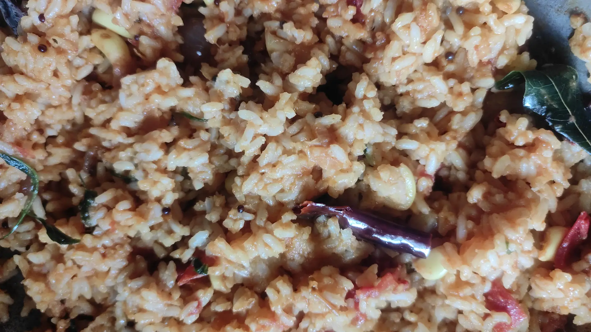 A cook's photo of Poondu Sadham