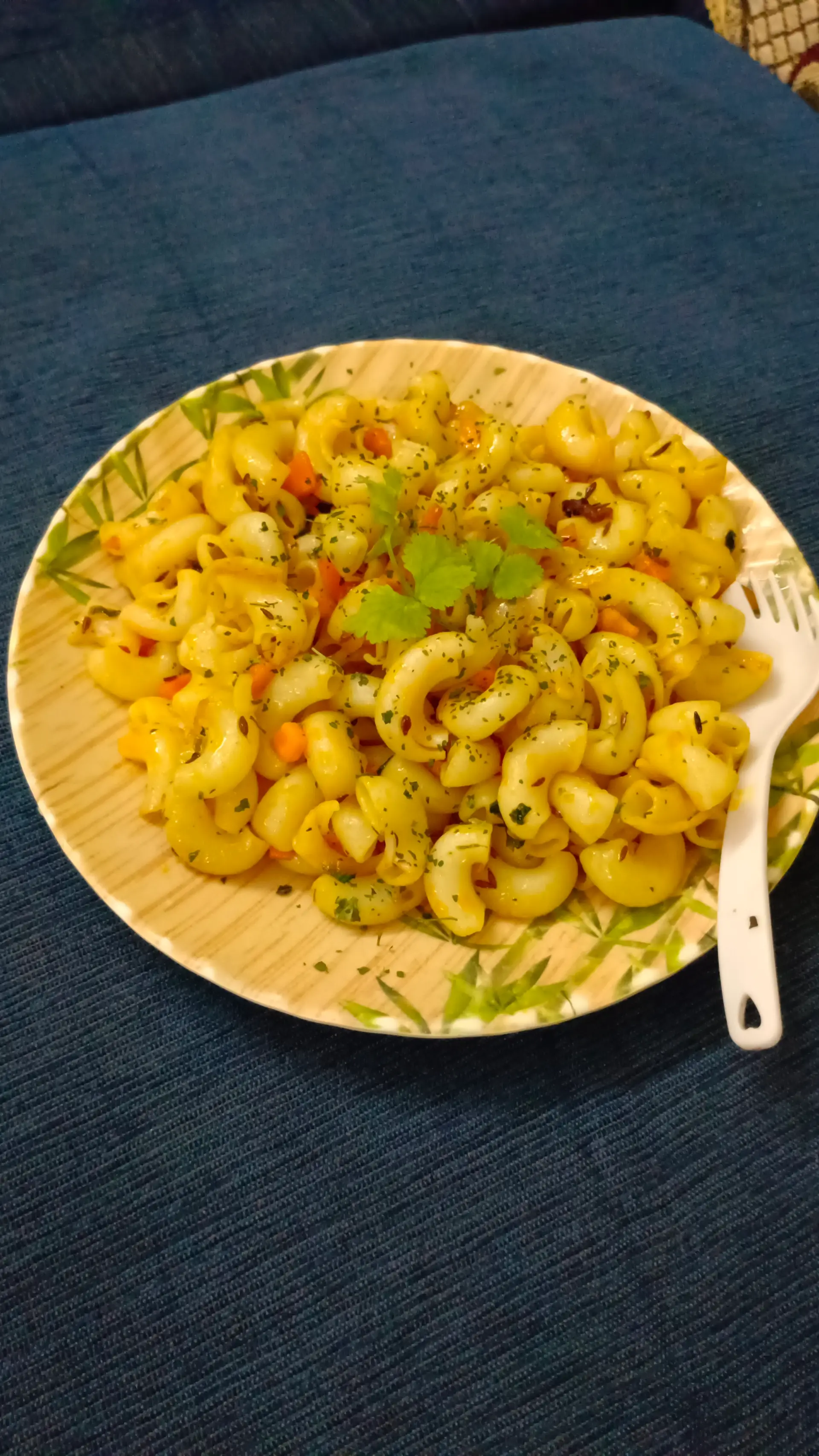 A cook's photo of Masala Macaroni