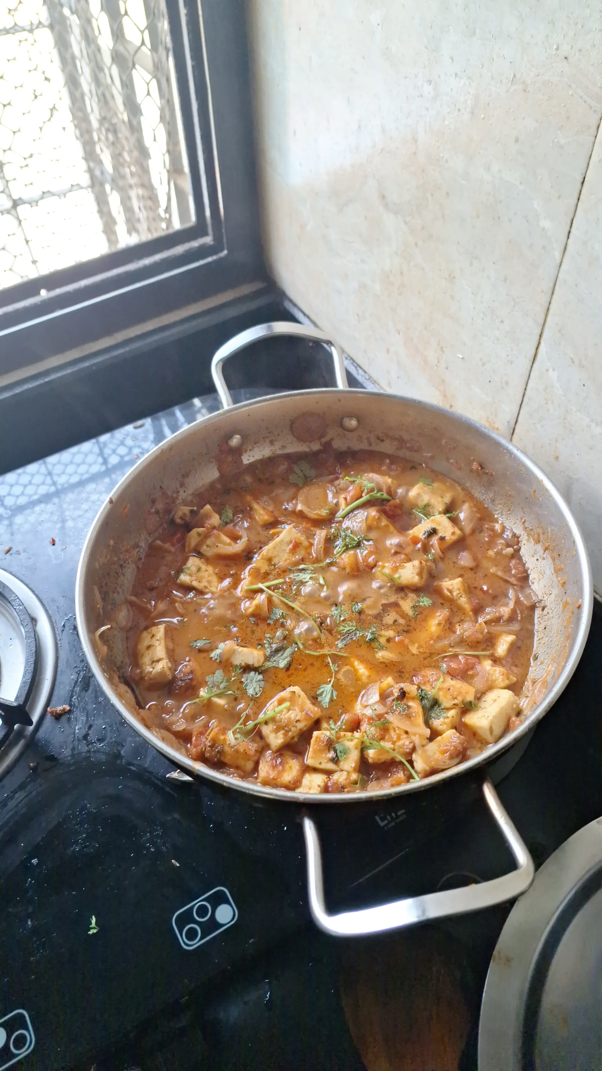 A cook's photo of Paneer Khurchan