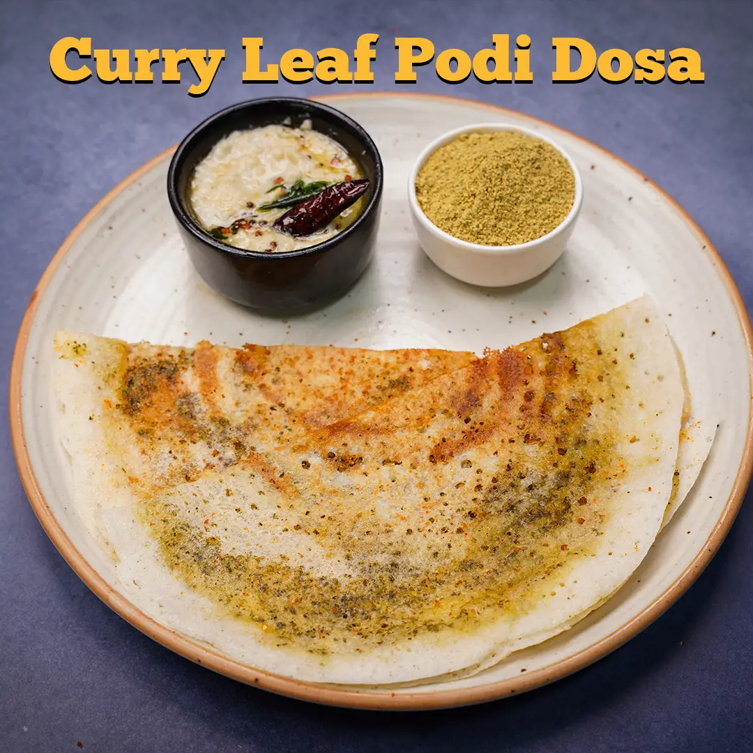 Cookd Curry Leaf Podi Dosa