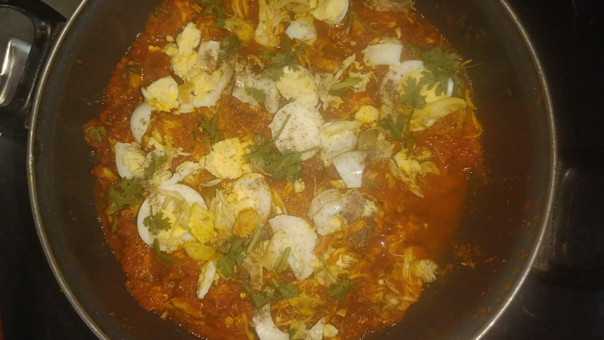 A cook's photo of Egg Tawa Masala