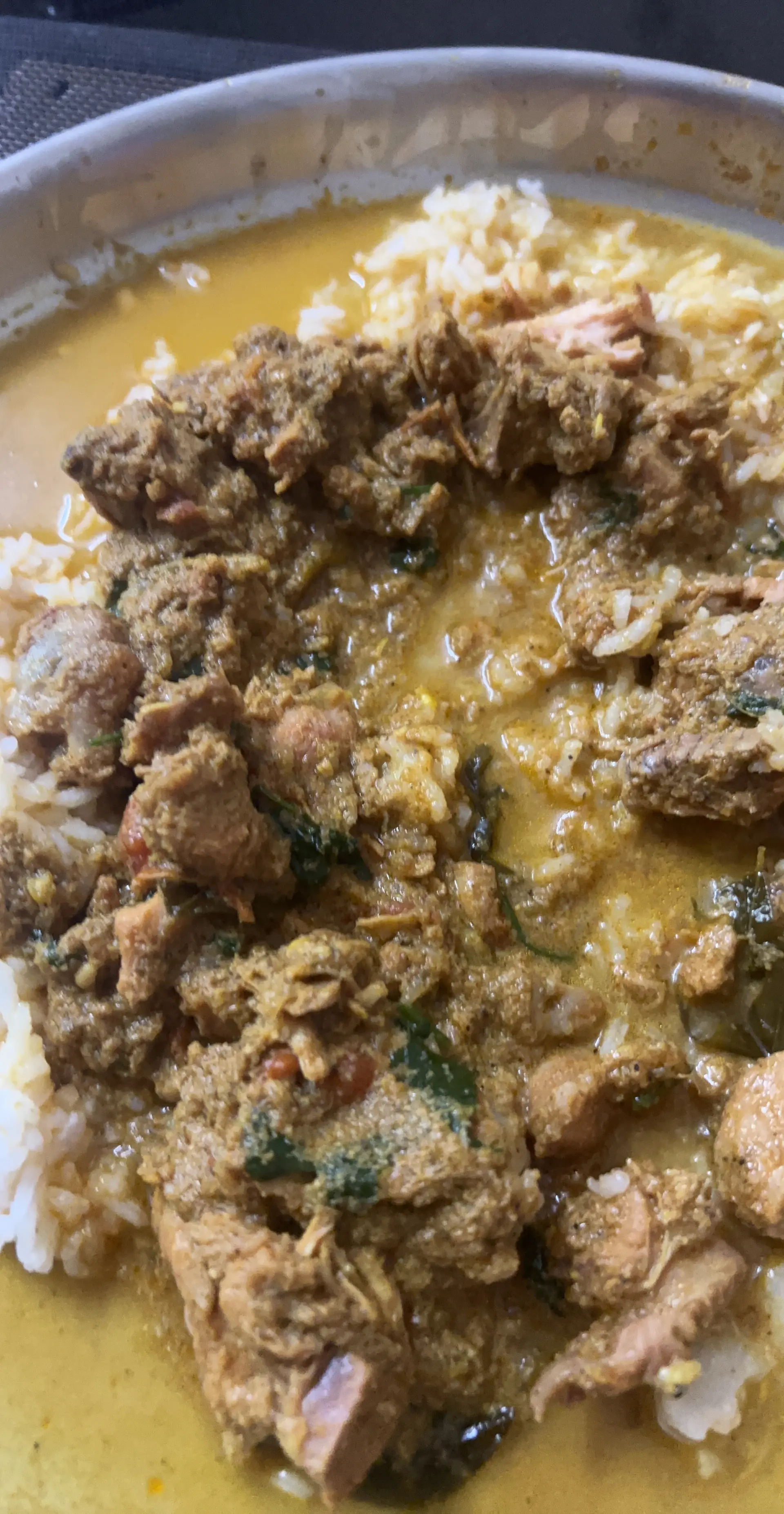 A cook's photo of Varuthuaracha Chicken Curry