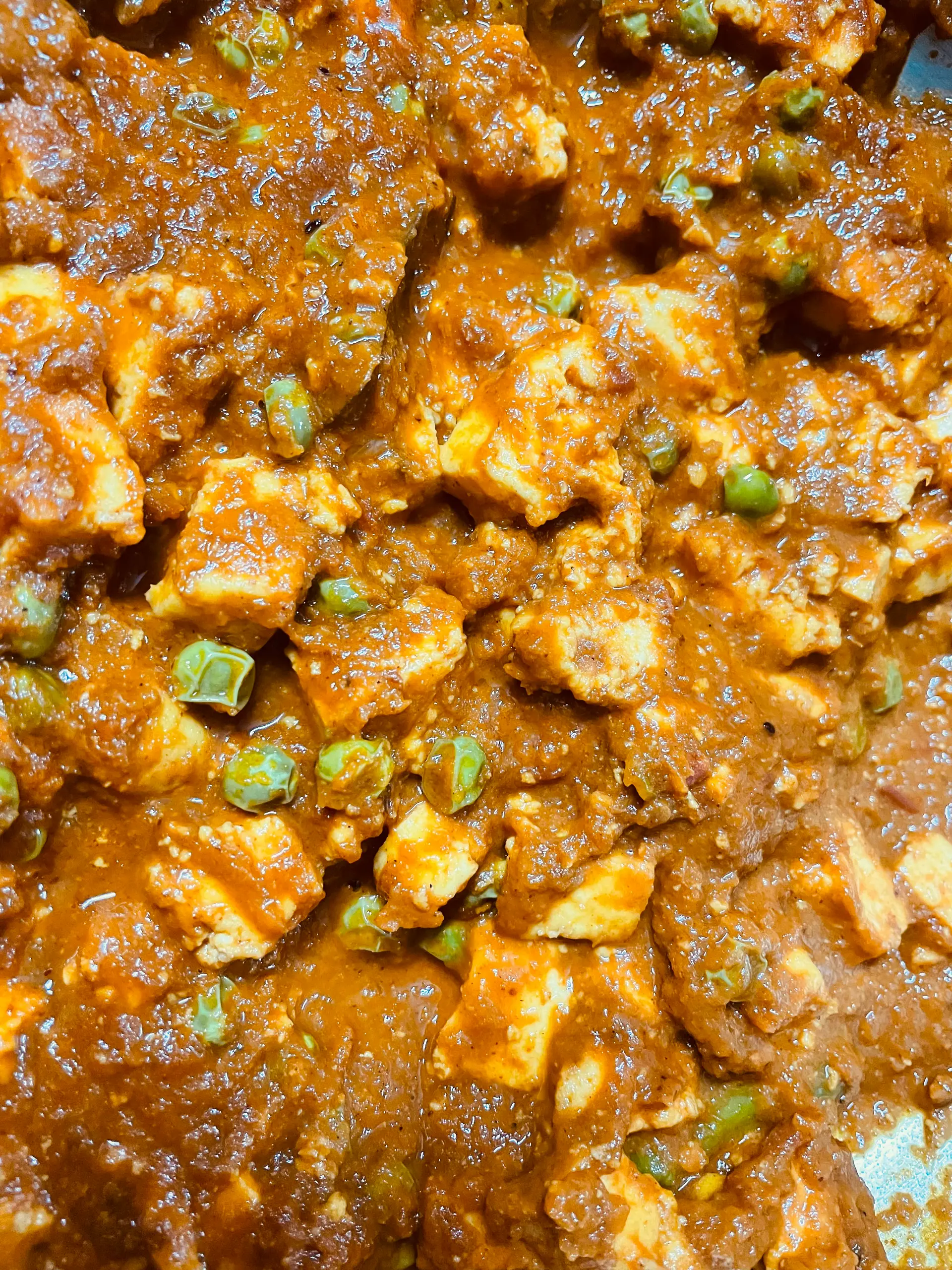A cook's photo of Matar Paneer Gravy