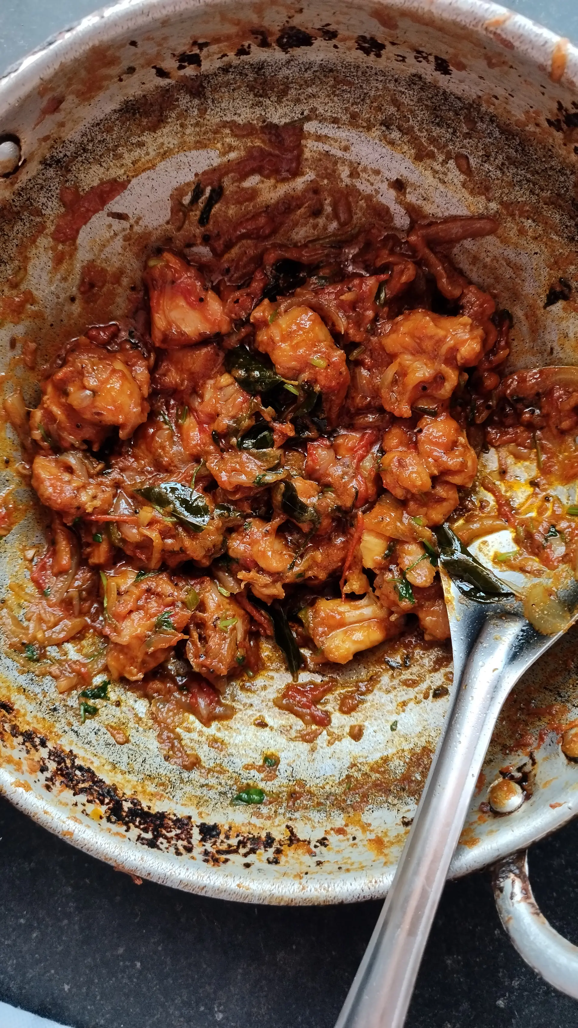 A cook's photo of Chicken Thokku