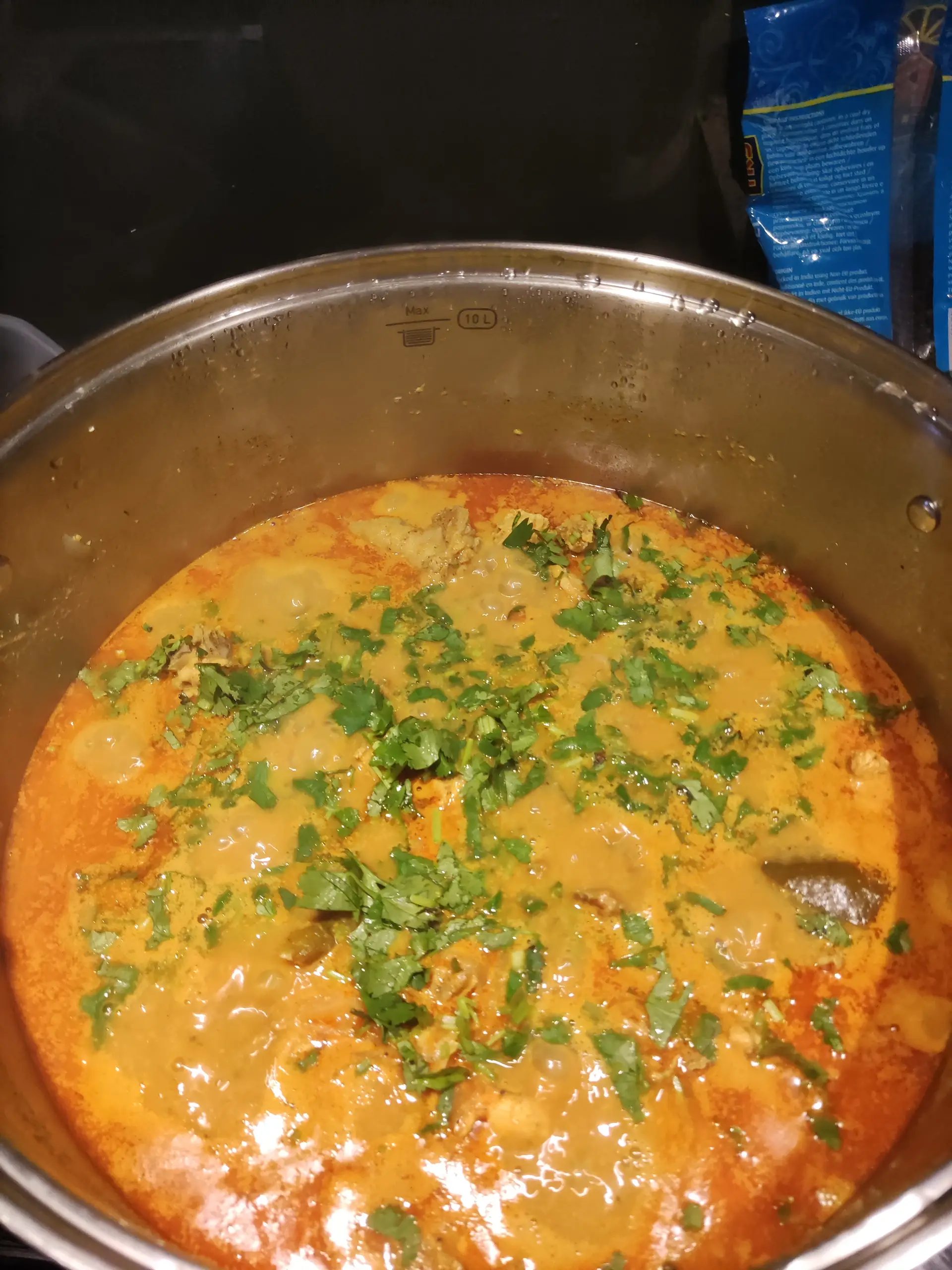 A cook's photo of Chicken Salna