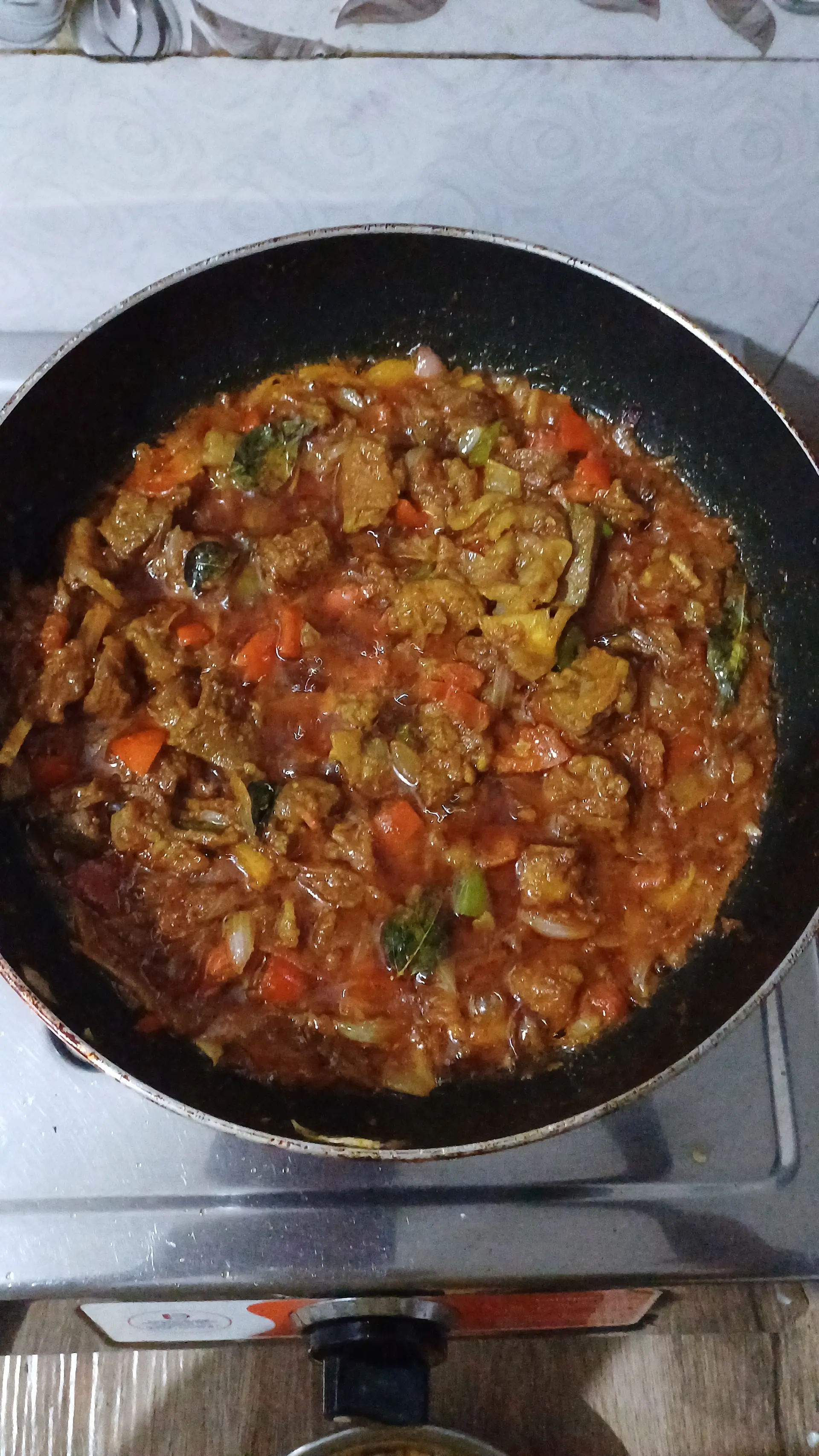 A cook's photo of Mutton Tawa Fry