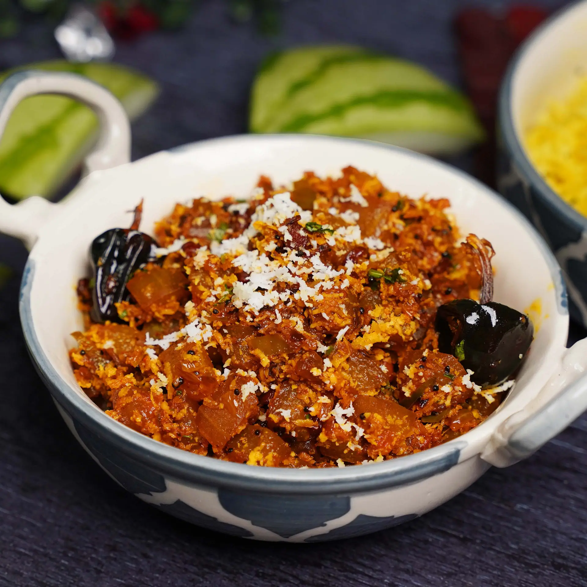 Watermelon Peel Poriyal