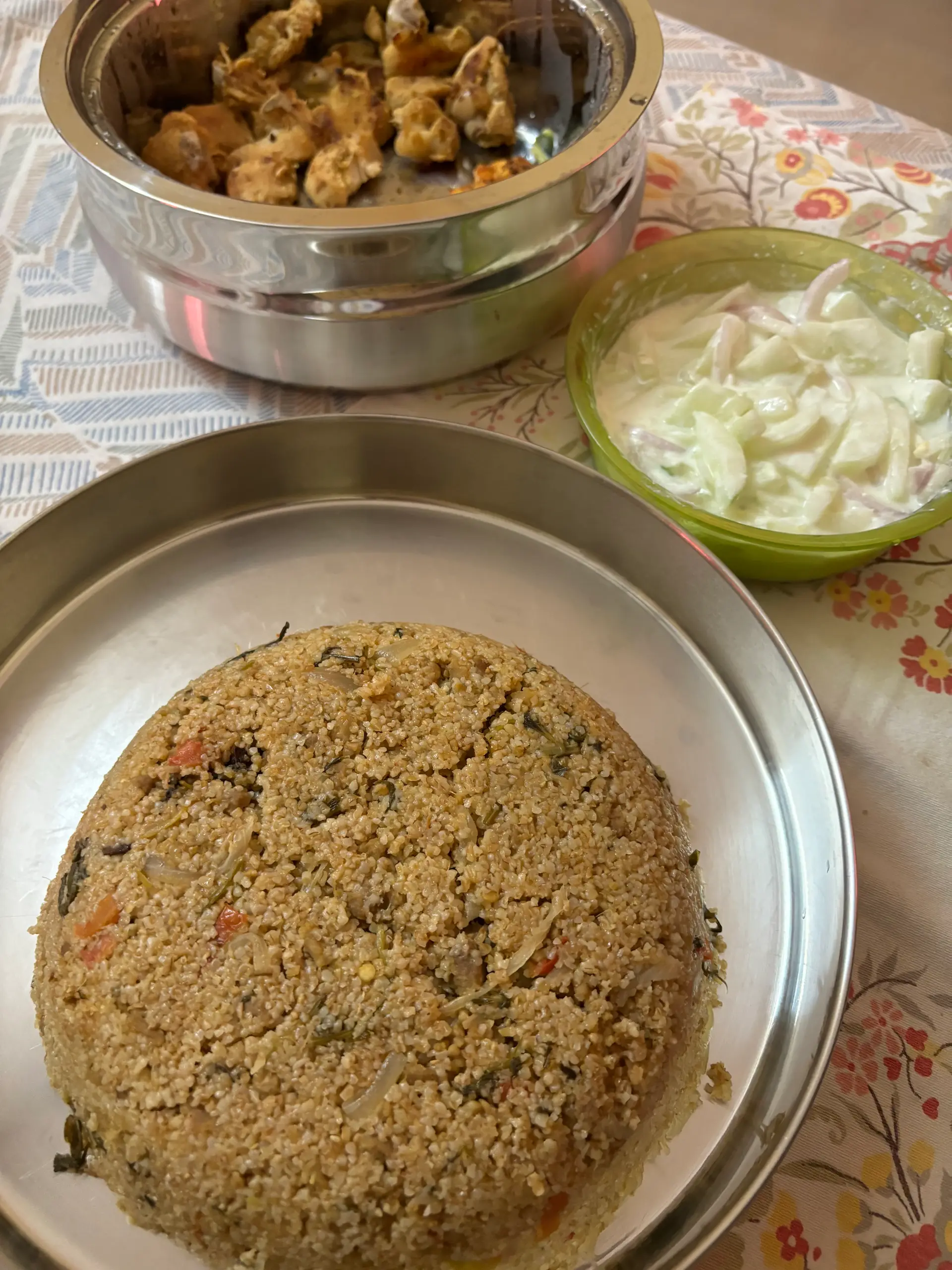 A cook's photo of Godhumai Rava Mutton Biryani