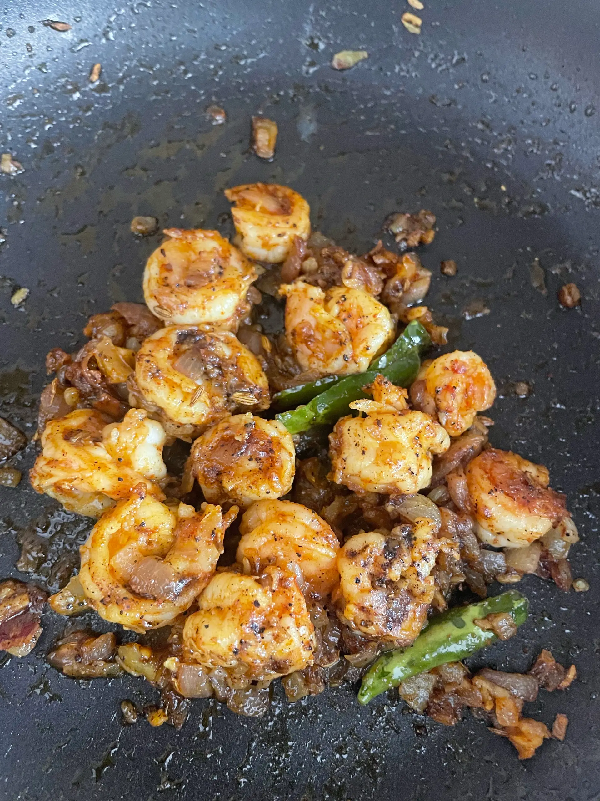 A cook's photo of Prawn Pepper Fry