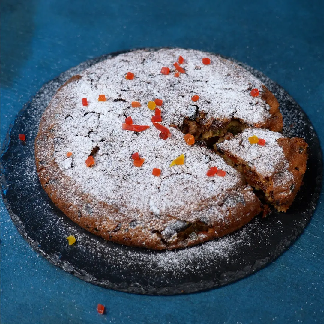 No Oven Plum Cake