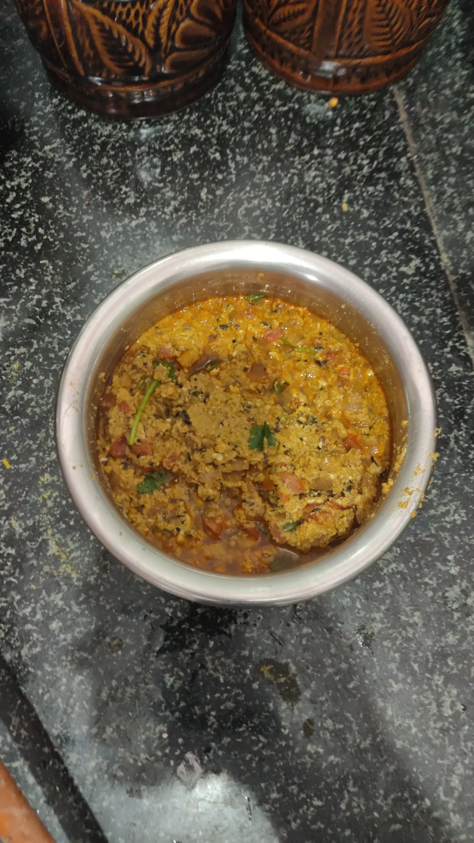 A cook's photo of Muttai Thakkali
