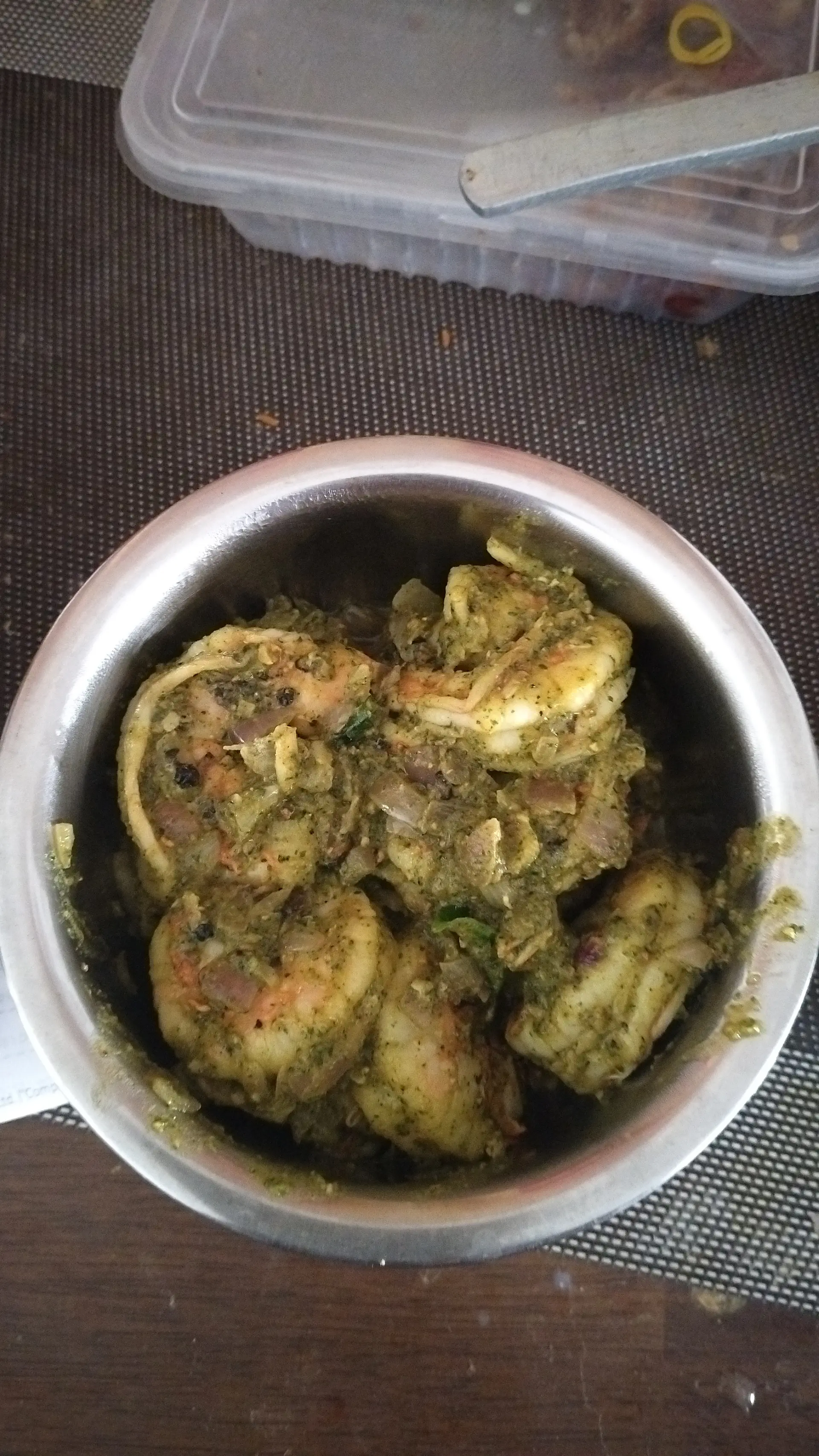 A cook's photo of Curry Leaf Prawn