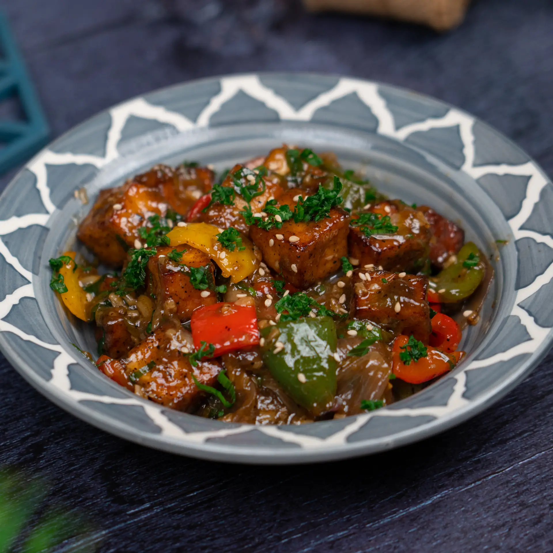 Black Pepper Tofu