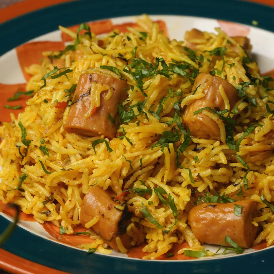 Easy Chicken Sausage Pulao