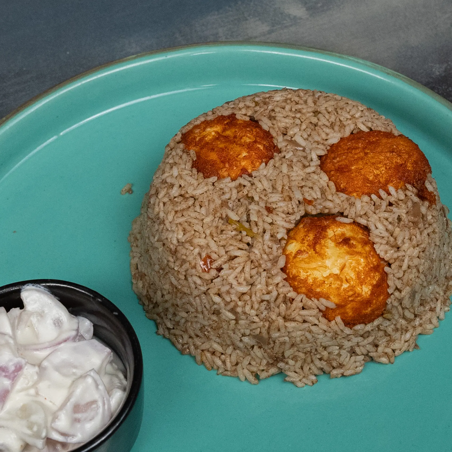 Cookd Dindigul Egg 65 Biryani