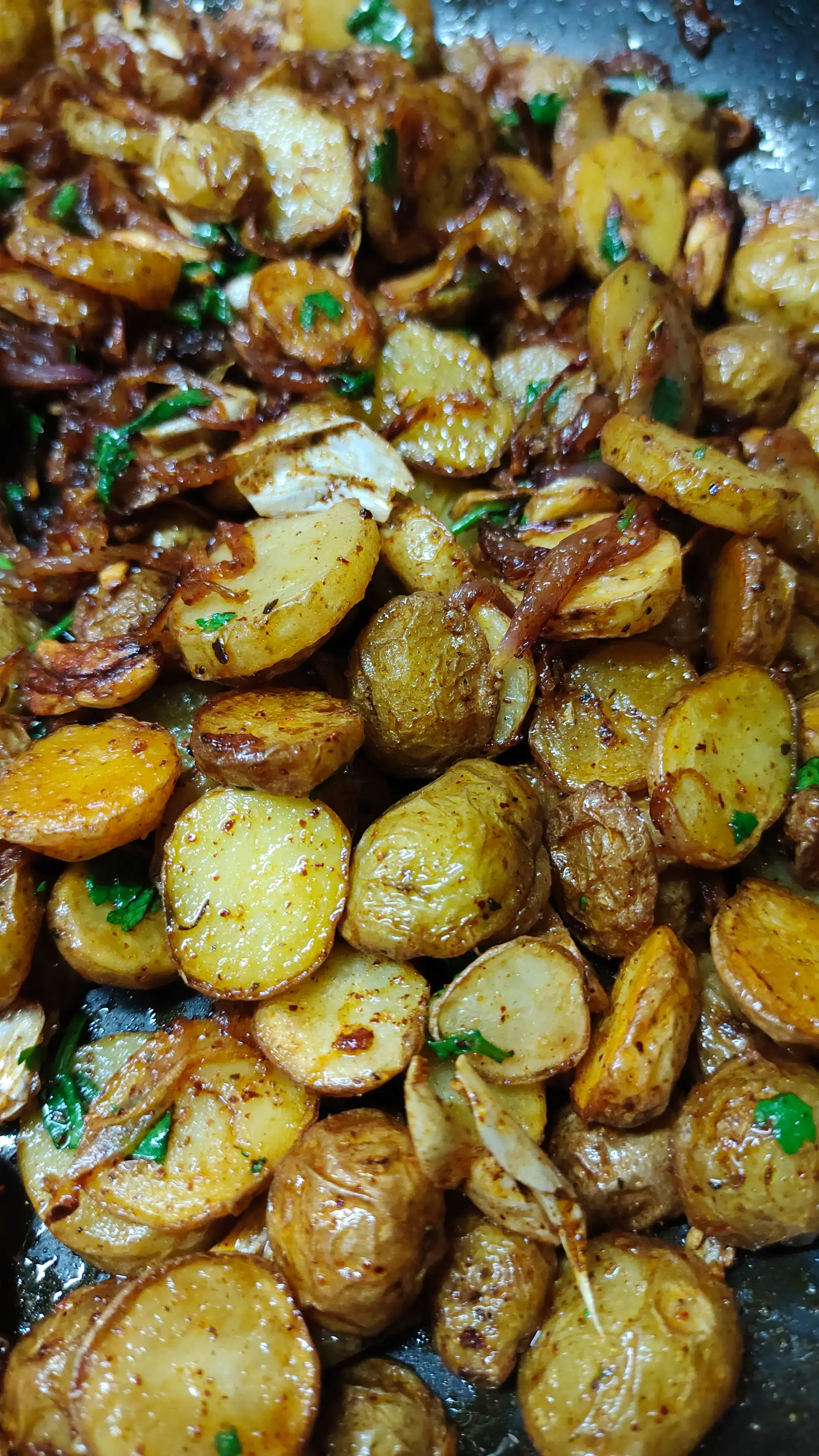 A cook's photo of Pan-Fried Potatoes
