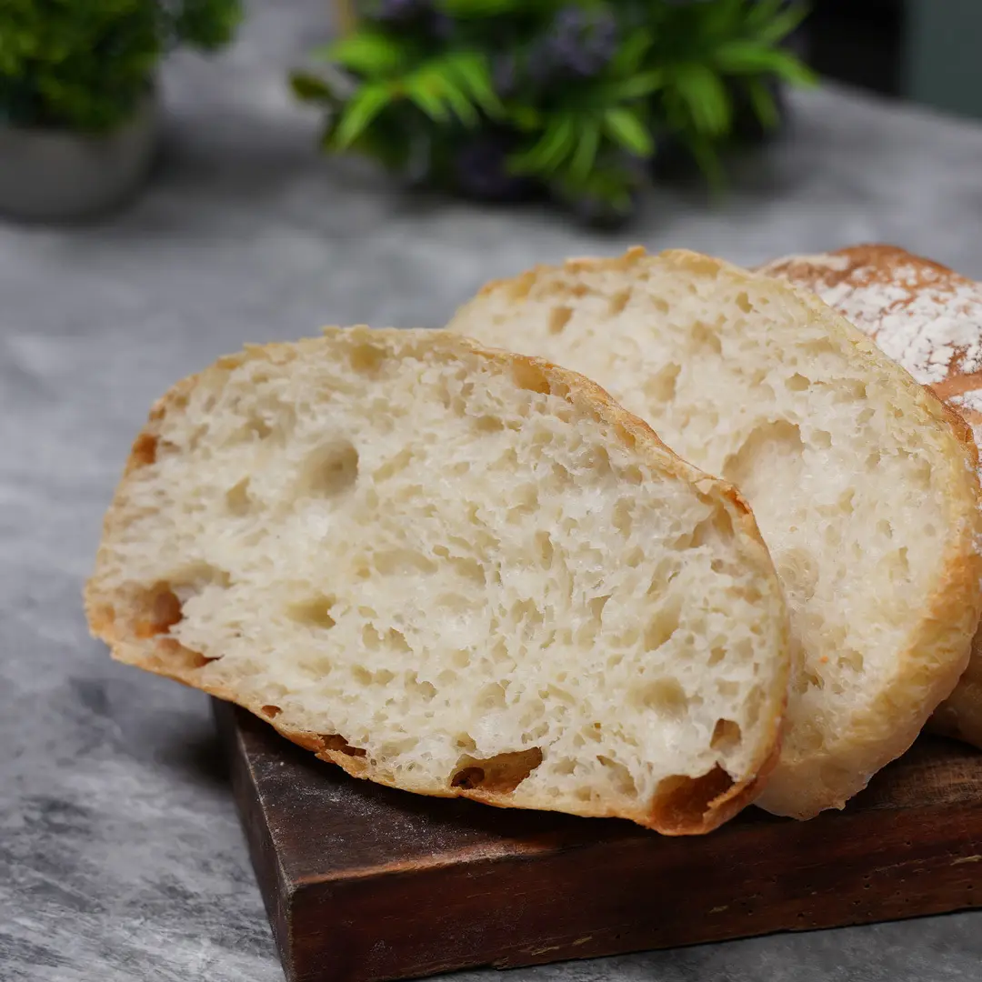No-Knead Ciabatta