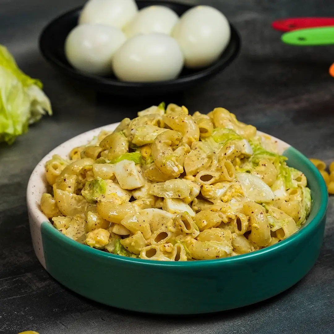 Boiled Egg Pasta Salad