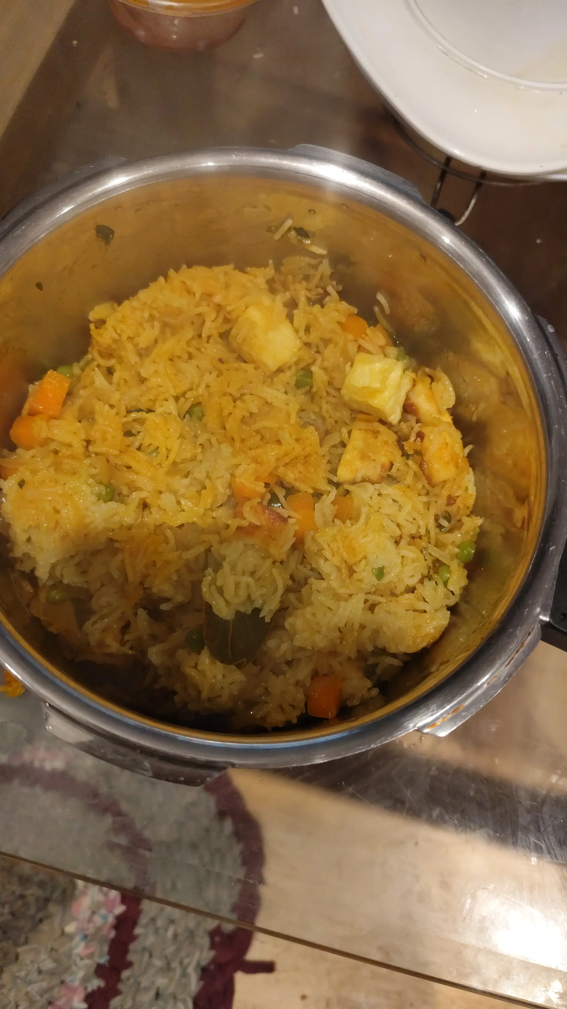 A cook's photo of Paneer Pulao