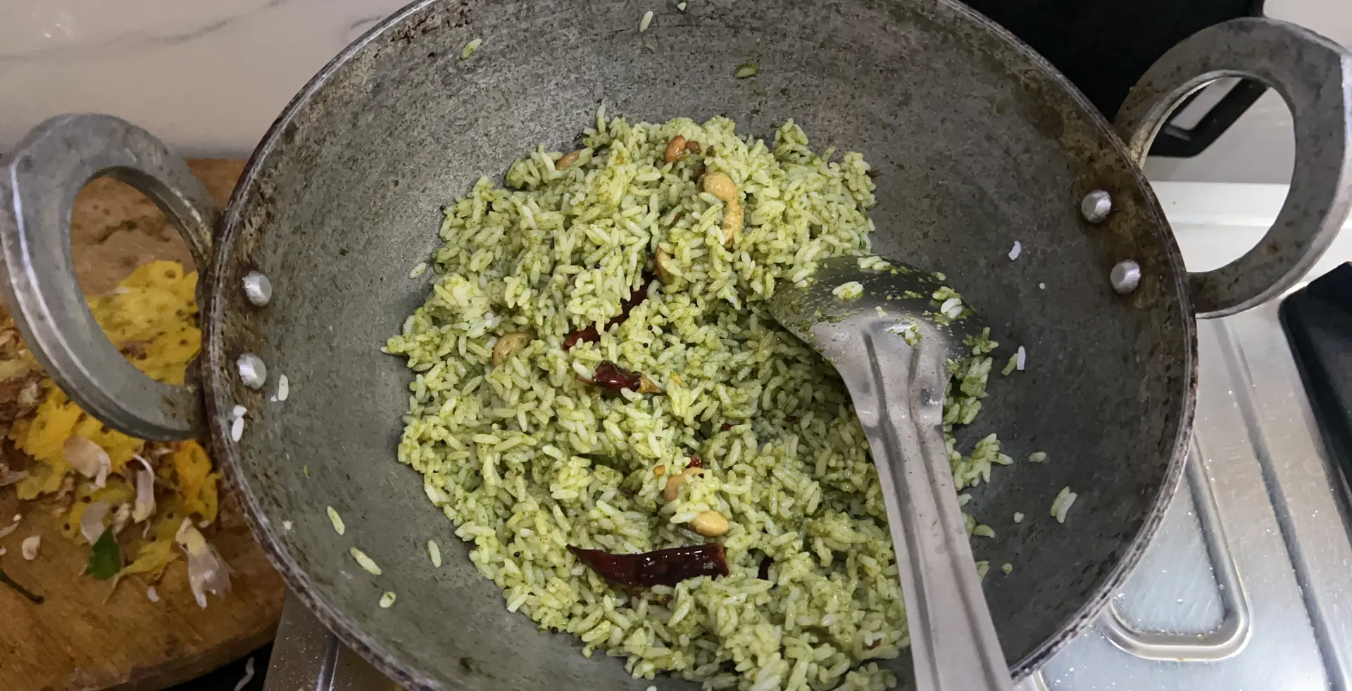 A cook's photo of Mint Rice