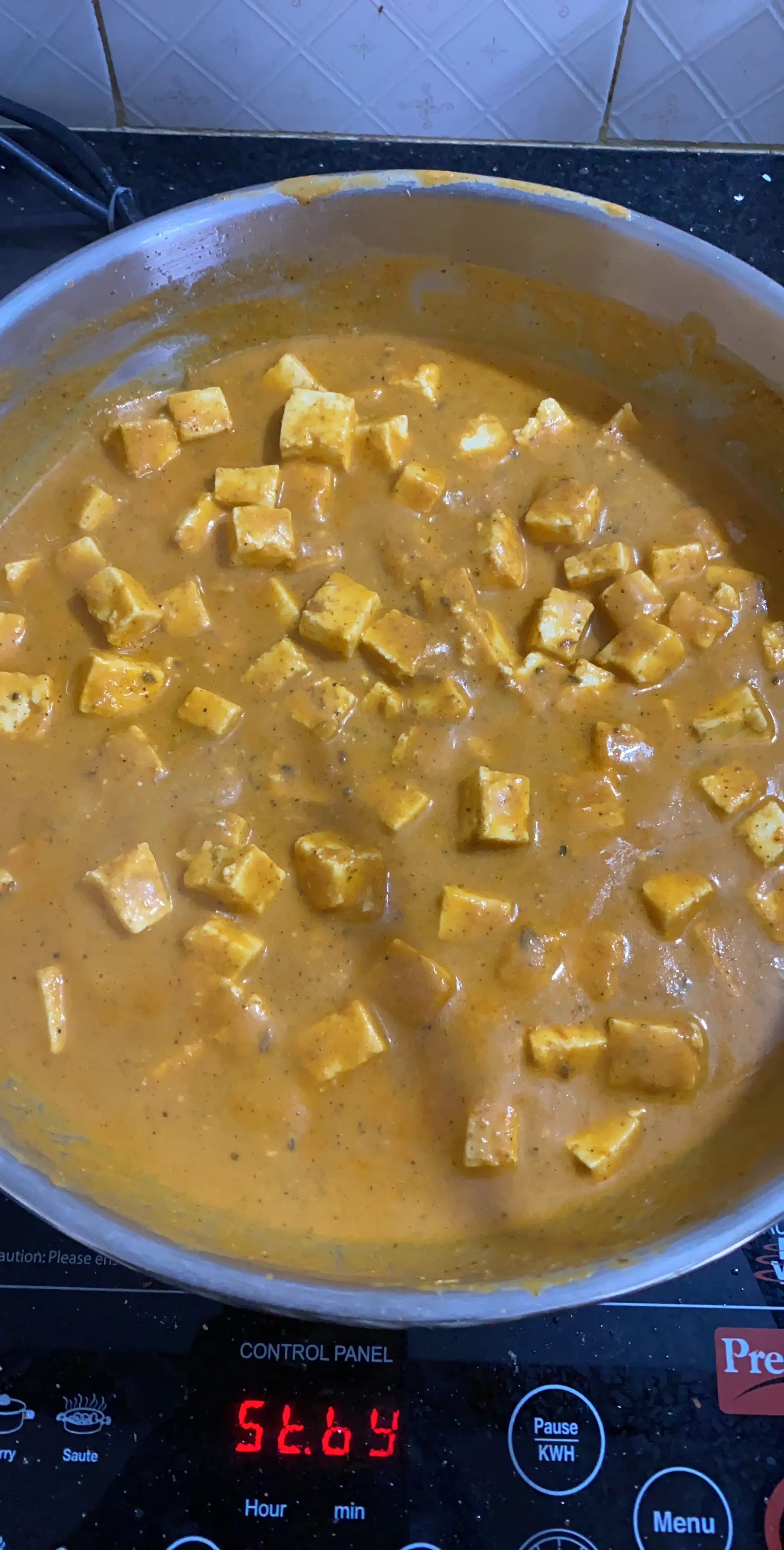 A cook's photo of Jain Paneer Masala