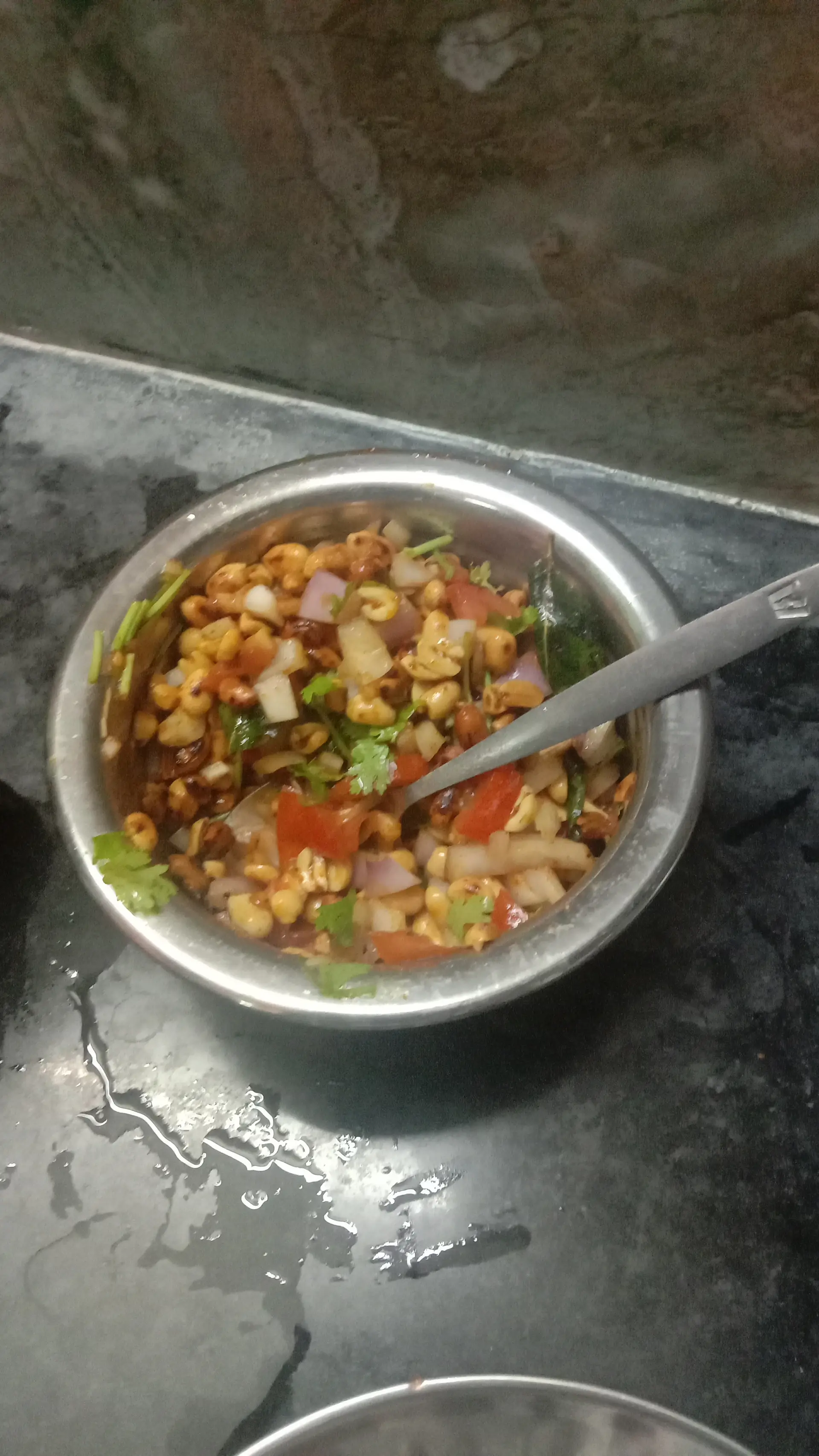 A cook's photo of Peanut Chaat