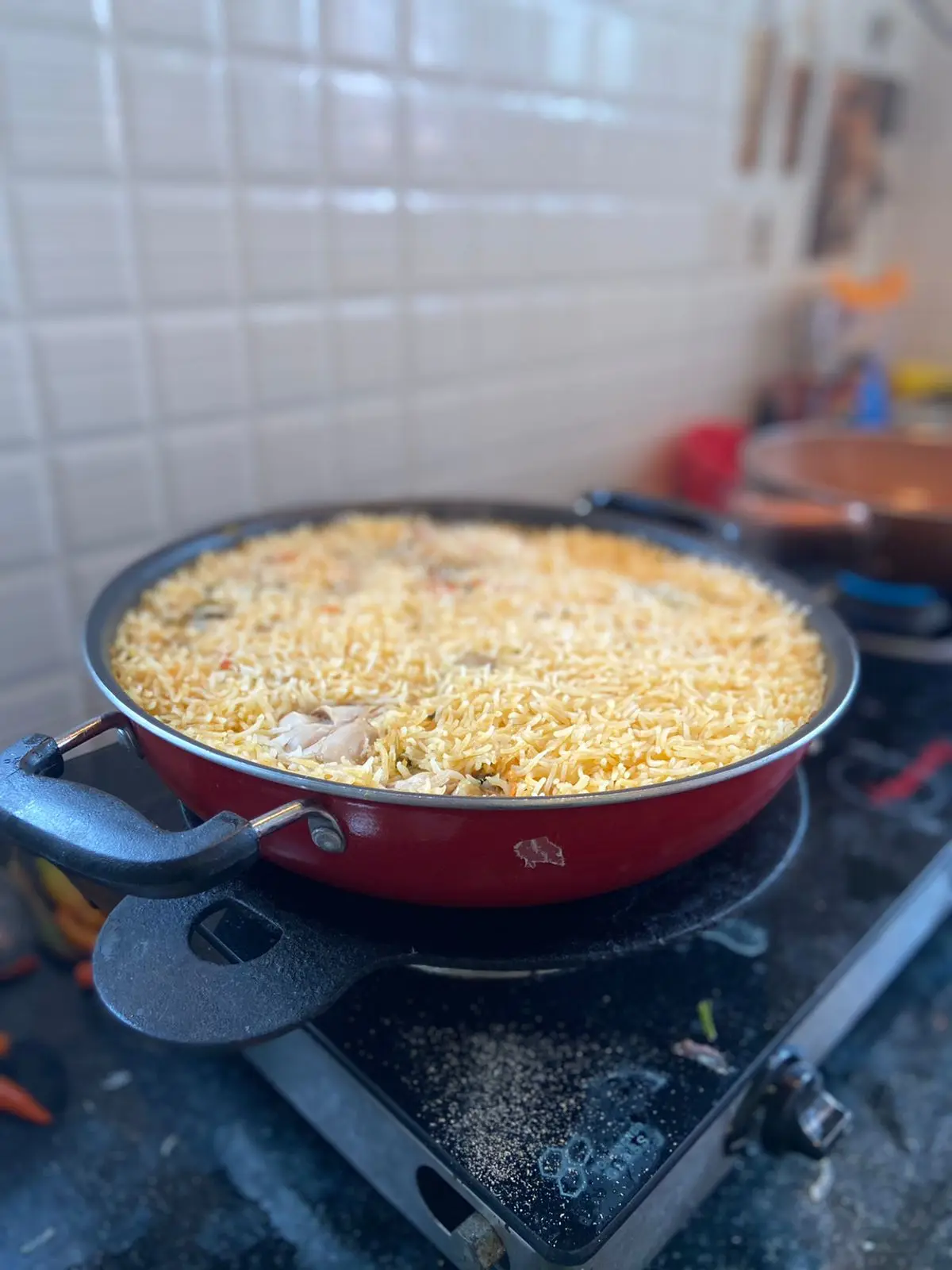 A cook's photo of வெட்டிங் ஸ்டைல் சிக்கன் பிரியாணி