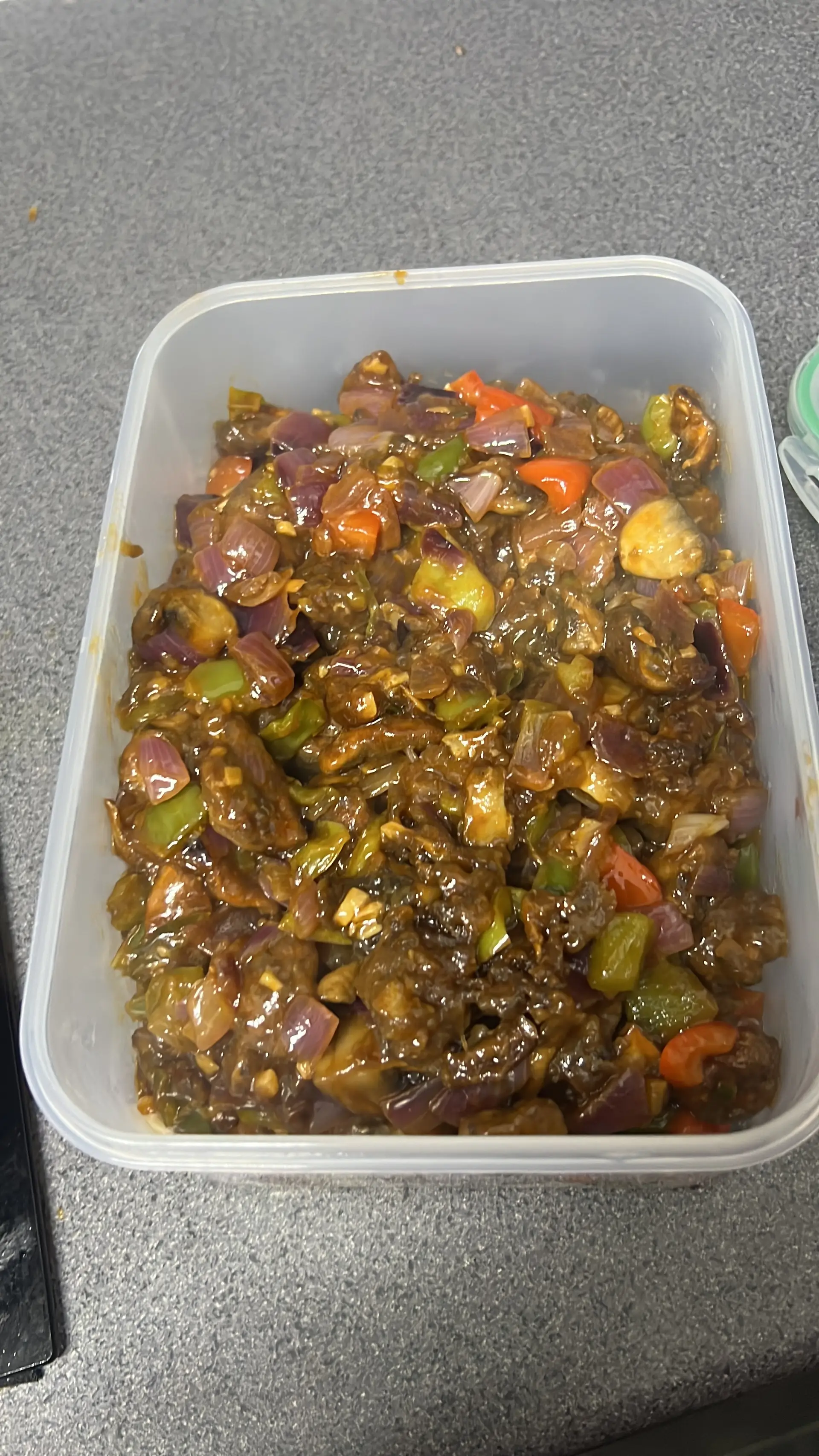 A cook's photo of Street Style Chilli Mushroom