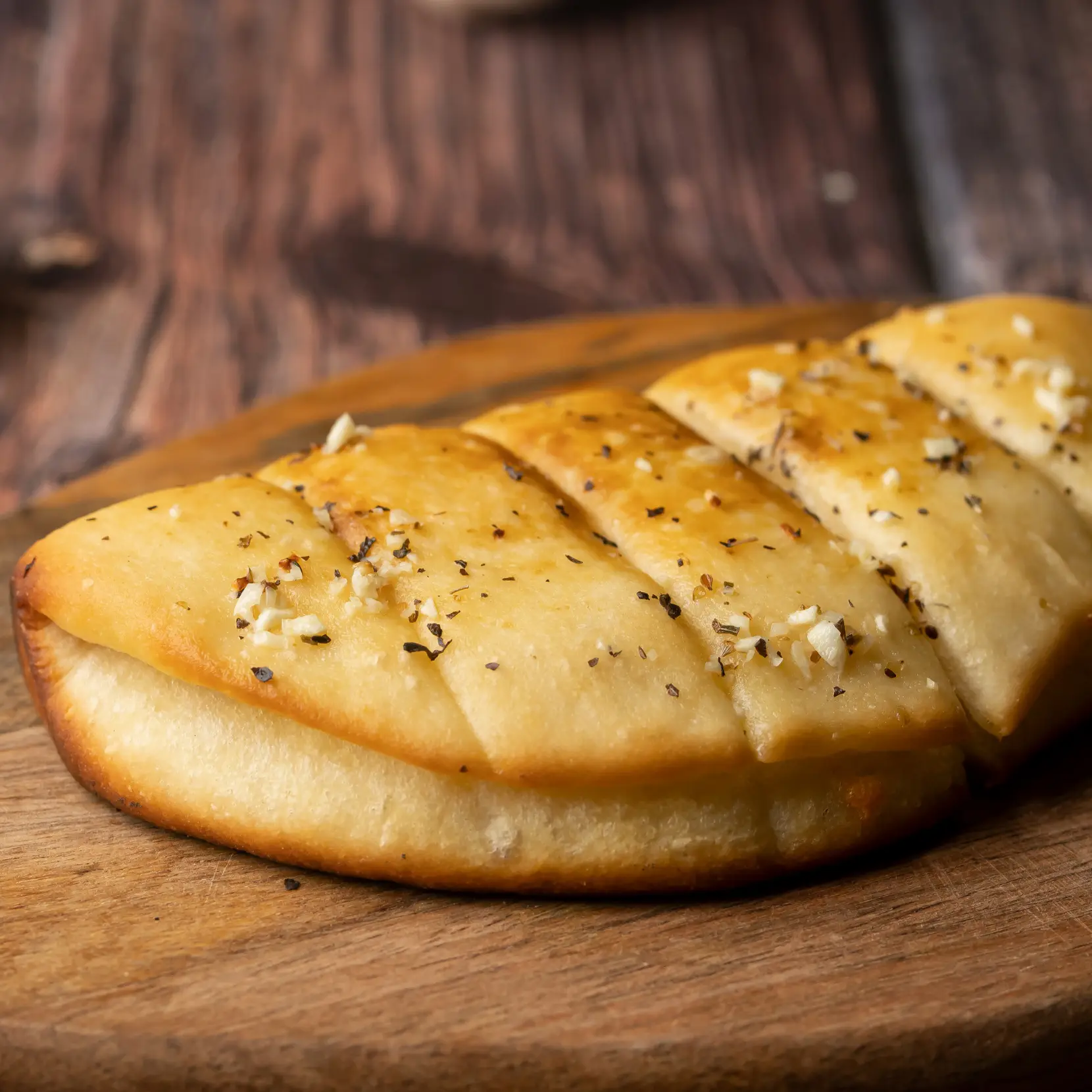 No-Oven Stuffed Garlic Bread
