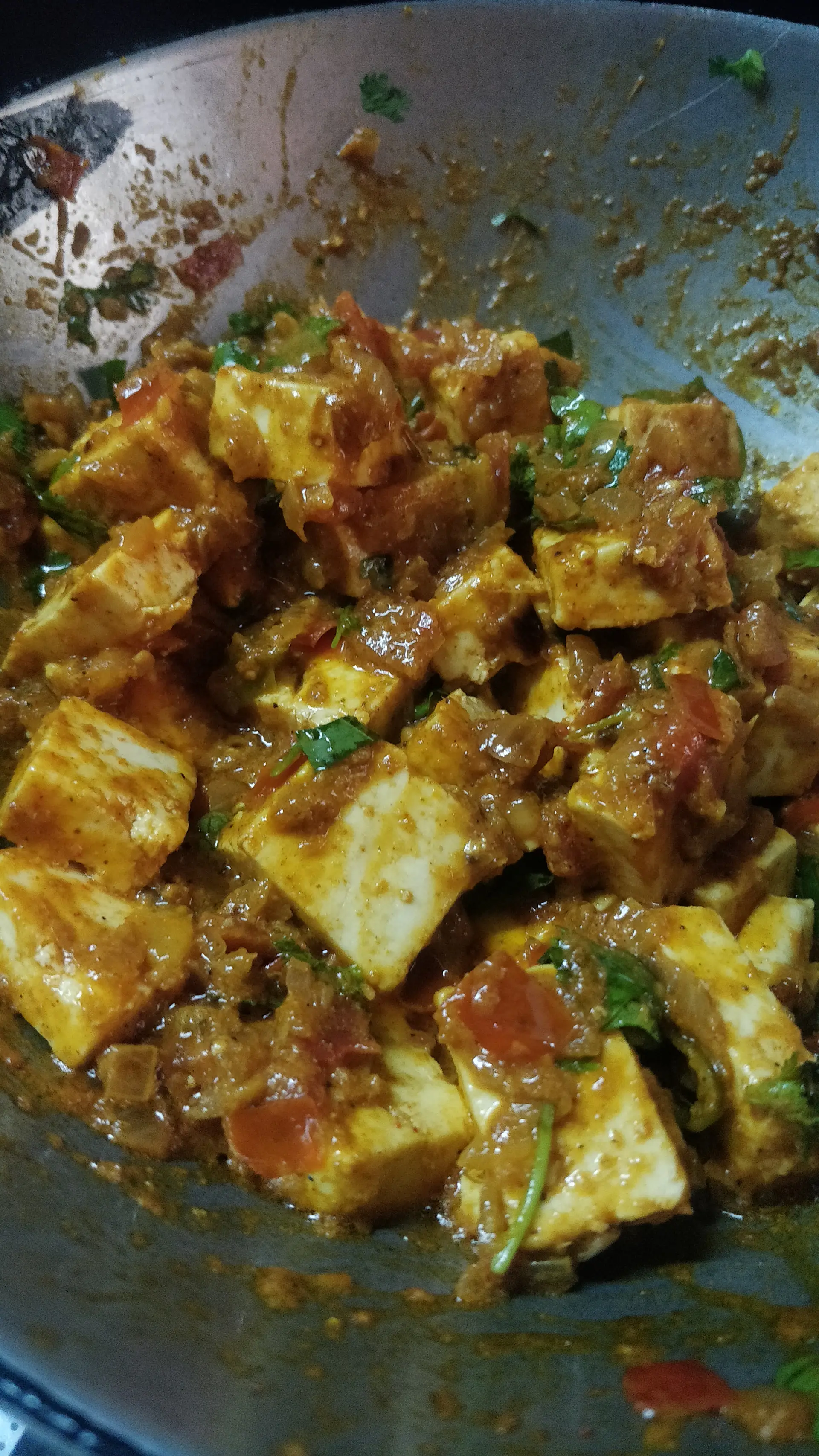 A cook's photo of Tawa Paneer