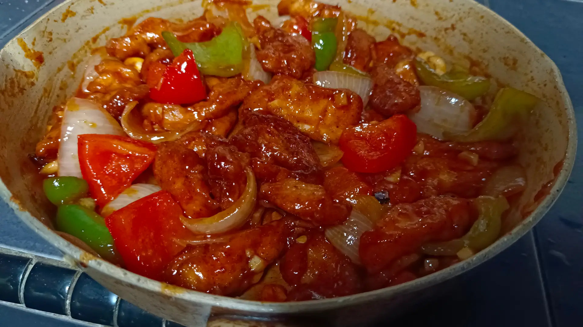 A cook's photo of Dragon Chicken