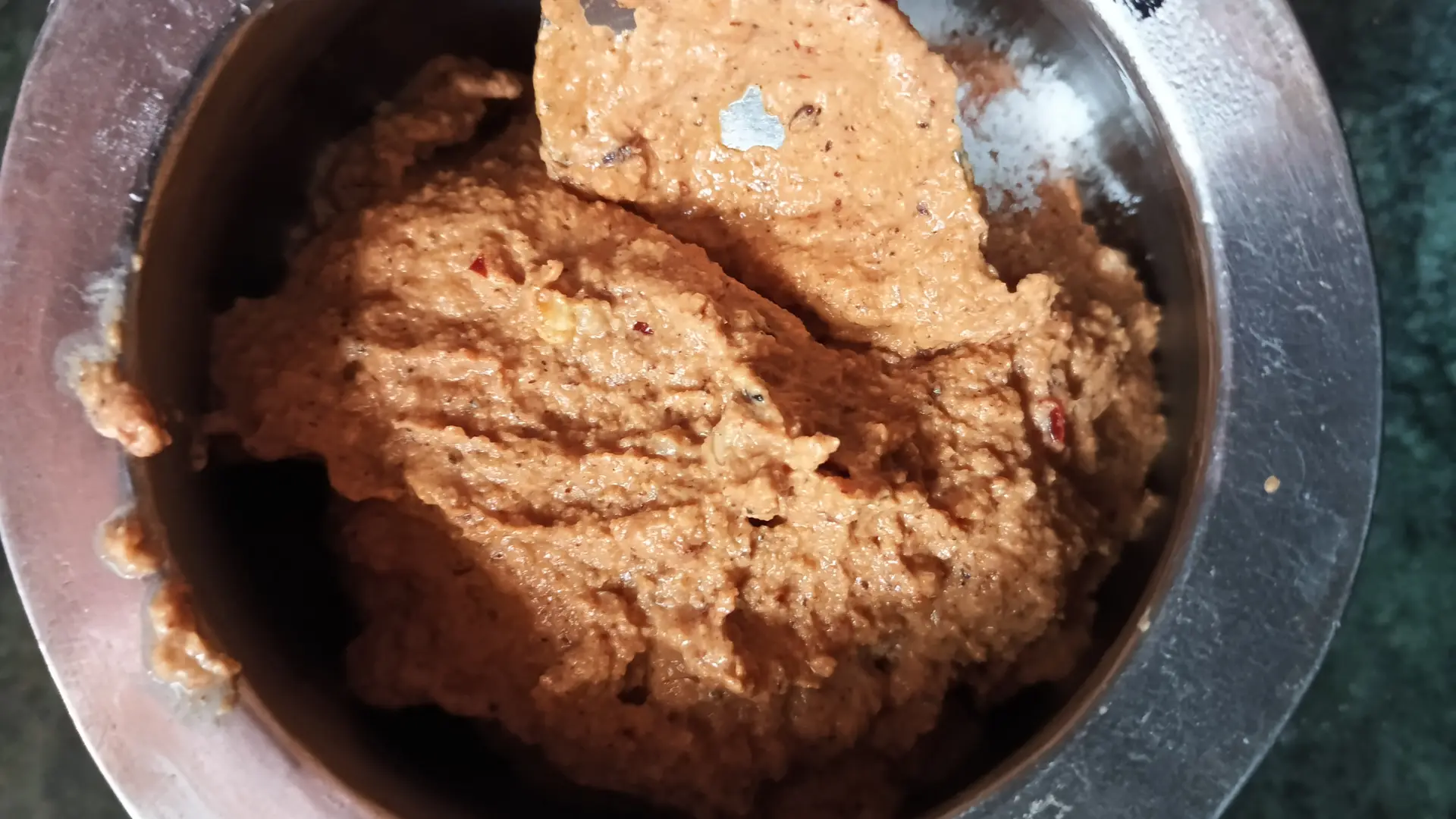 A cook's photo of Peanut Chutney