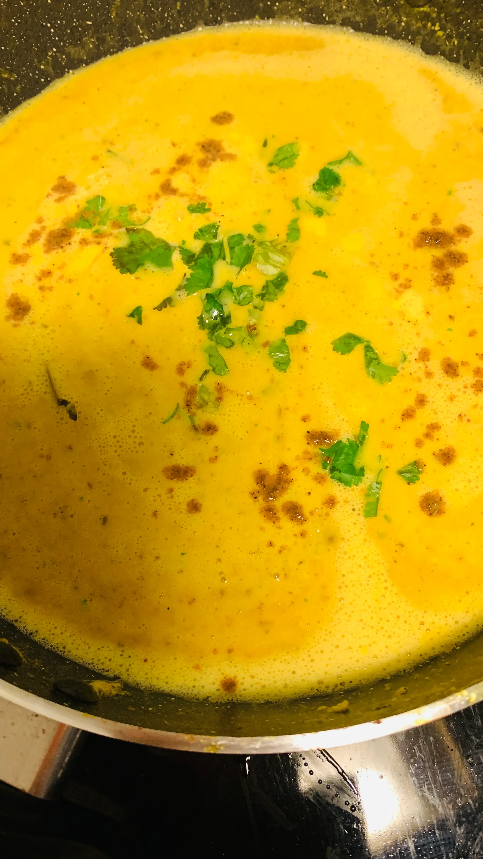 A cook's photo of Corn Shorba
