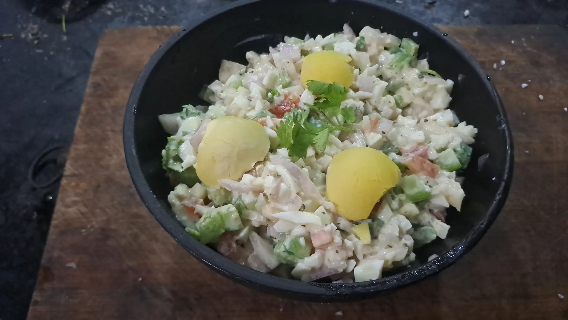 A cook's photo of Low-Fat Egg Salad
