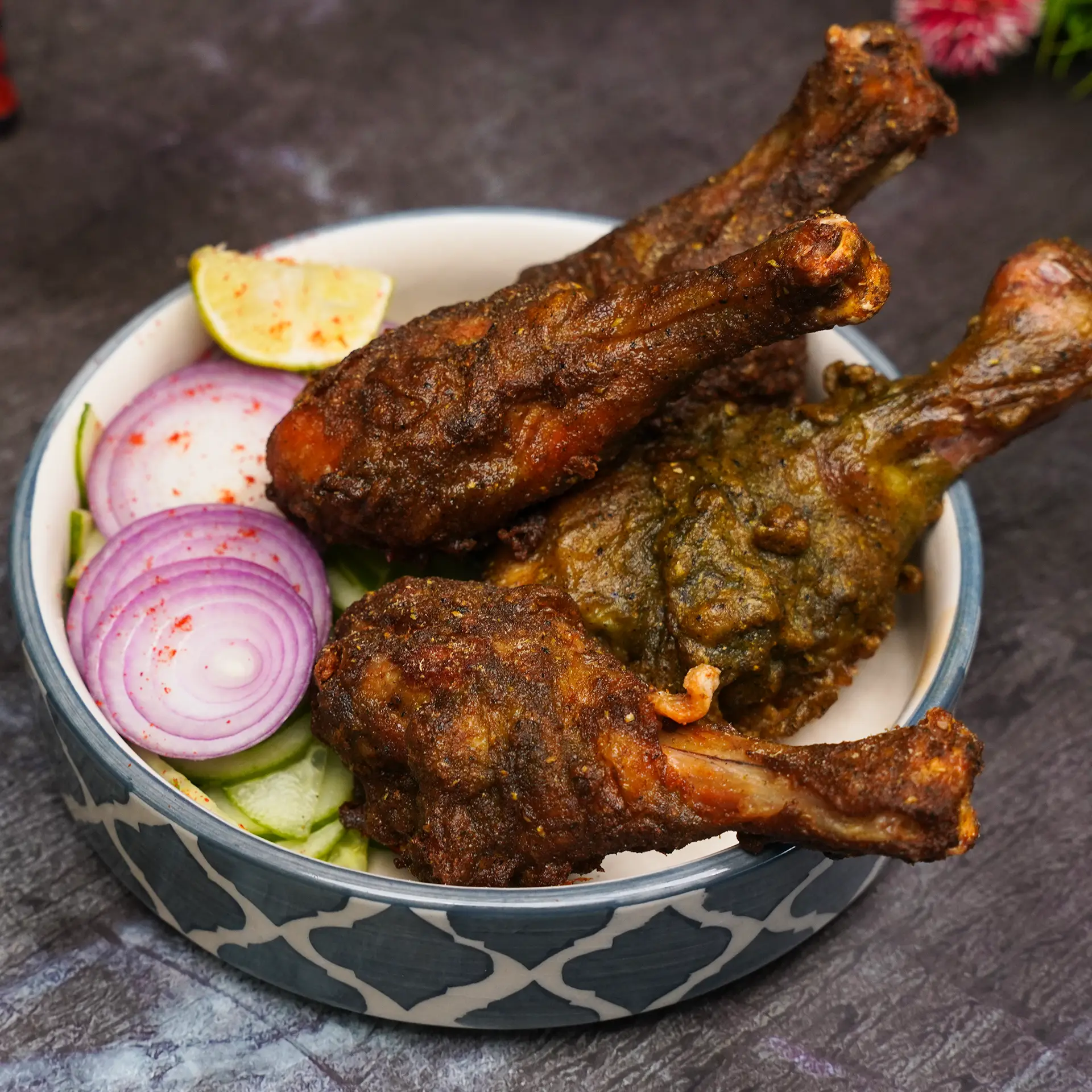 Easy Green Chicken Kebab